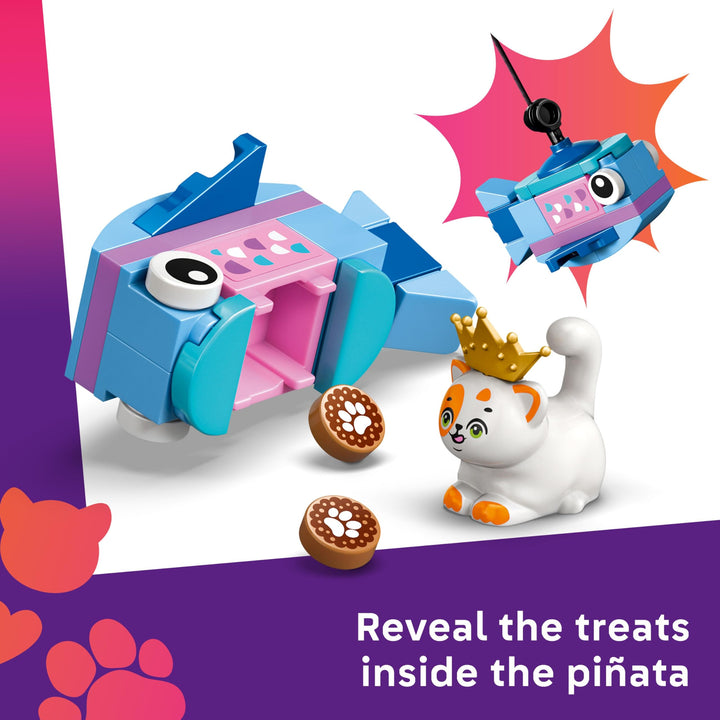 LEGO Friends Cat Birthday Party & Tree House Toy - 2 Mini Dolls, 5 Cat Figures, 321 Pieces