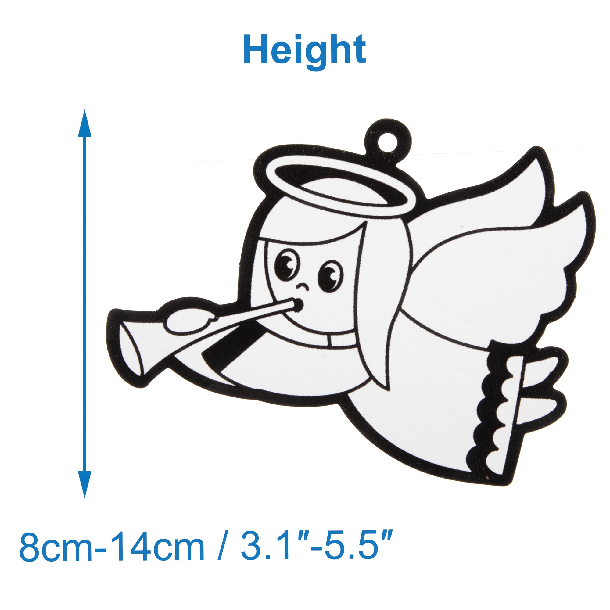 Baker Ross Nativity Colour In Decorations - Pack of 15 Christmas Craft Kit for Kids 9