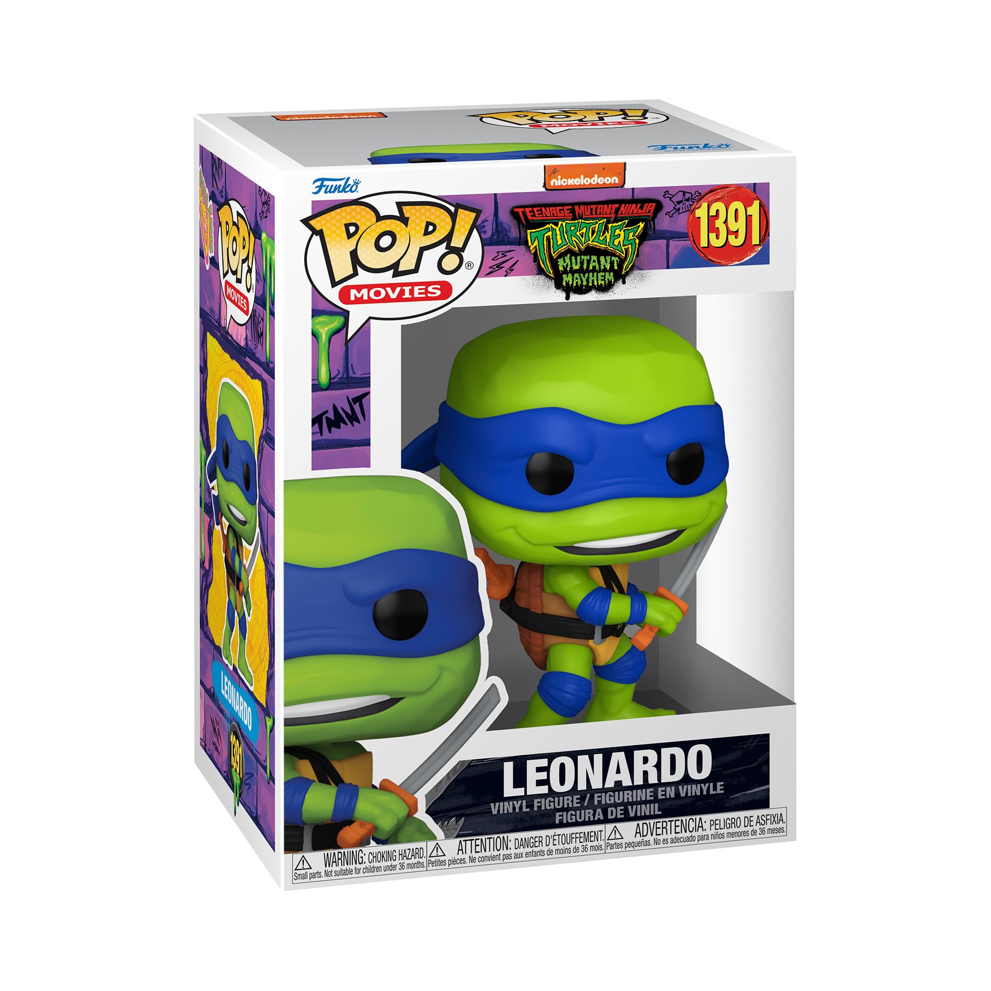 Funko Pop! Movies: Teenage Mutant Ninja Turtles - Leonardo Vinyl Figure 1