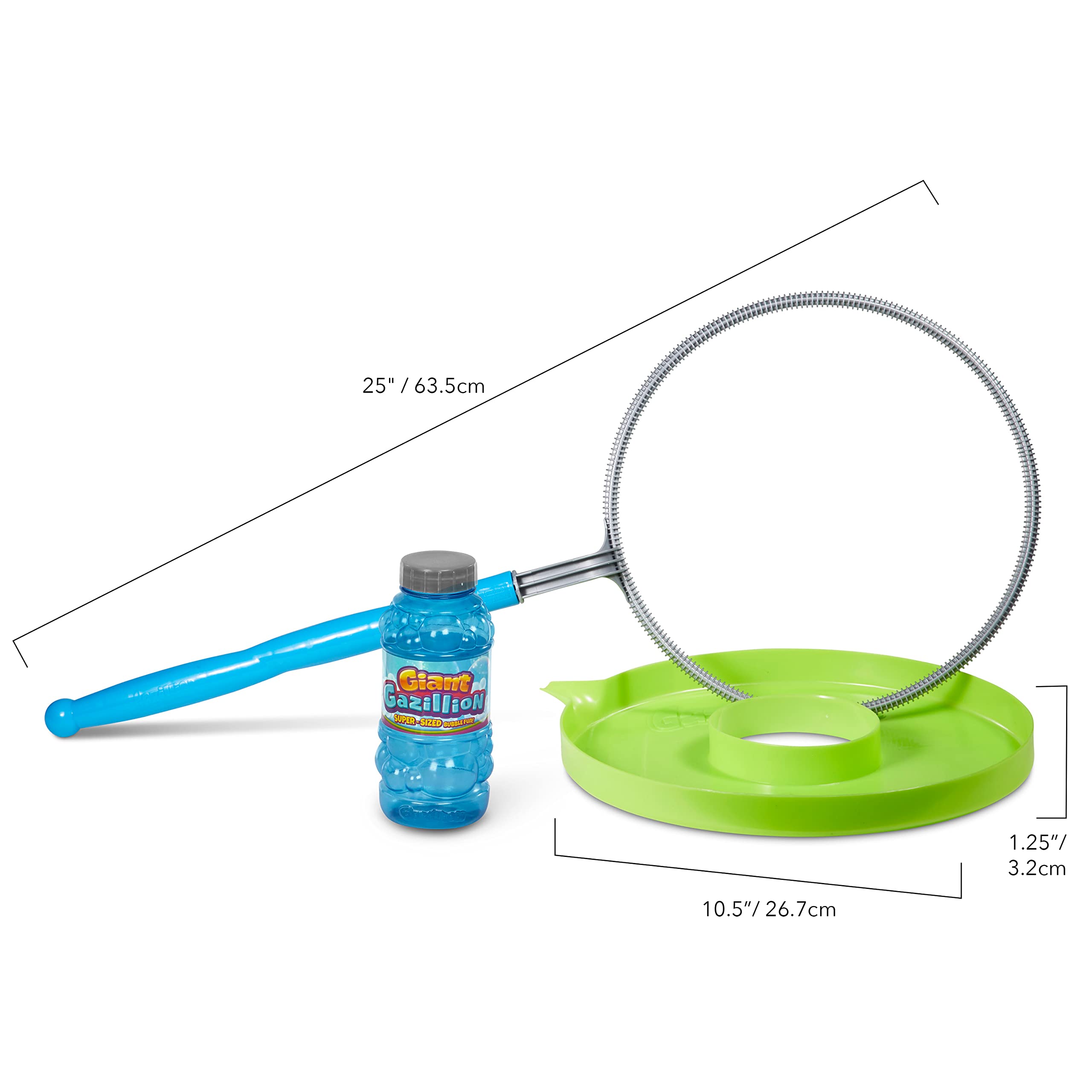 Gazillion Bubbles Incredibubble Wand Set - Giant Bubbles, Includes 475ml Solution, Multicolor 5