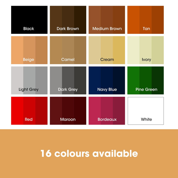 Furniture Clinic Leather Recolouring Balm - Ivory Shade for Faded & Scratched Sofas, Car Seats, Shoes, and Clothing