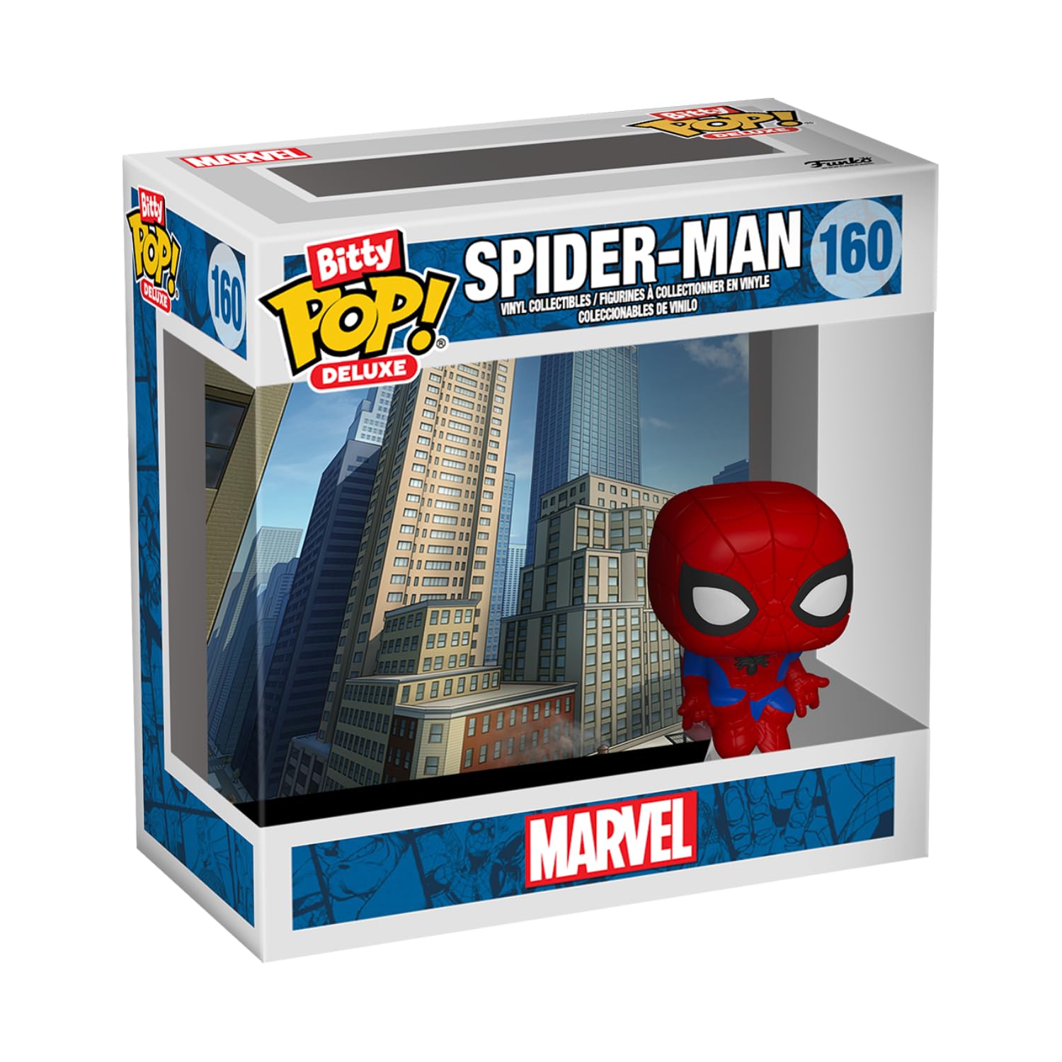 Funko Bitty POP! Deluxe: Spider-Man (Cityscape) Collectible Figure | Vinyl | Multicolor 3