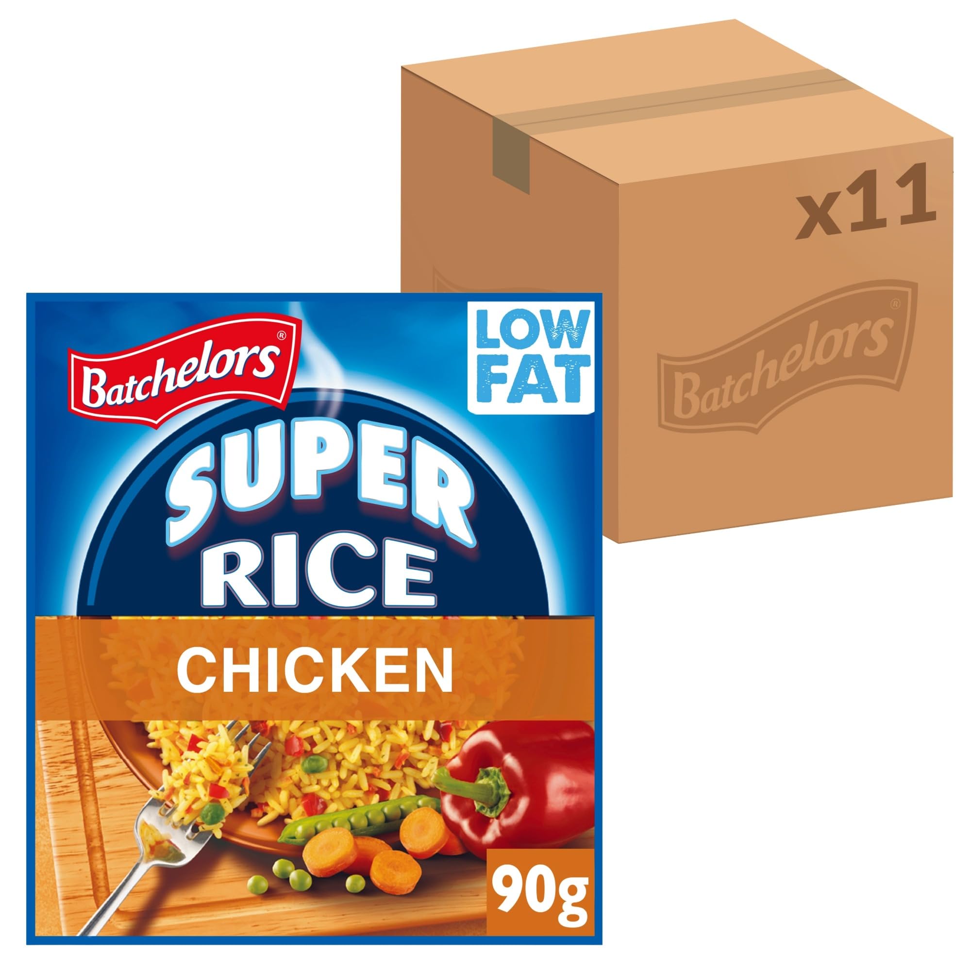 Batchelors Super Rice Chicken Flavour Ready Meal Packet - 90 g (Pack of 11) | No Preservatives 1