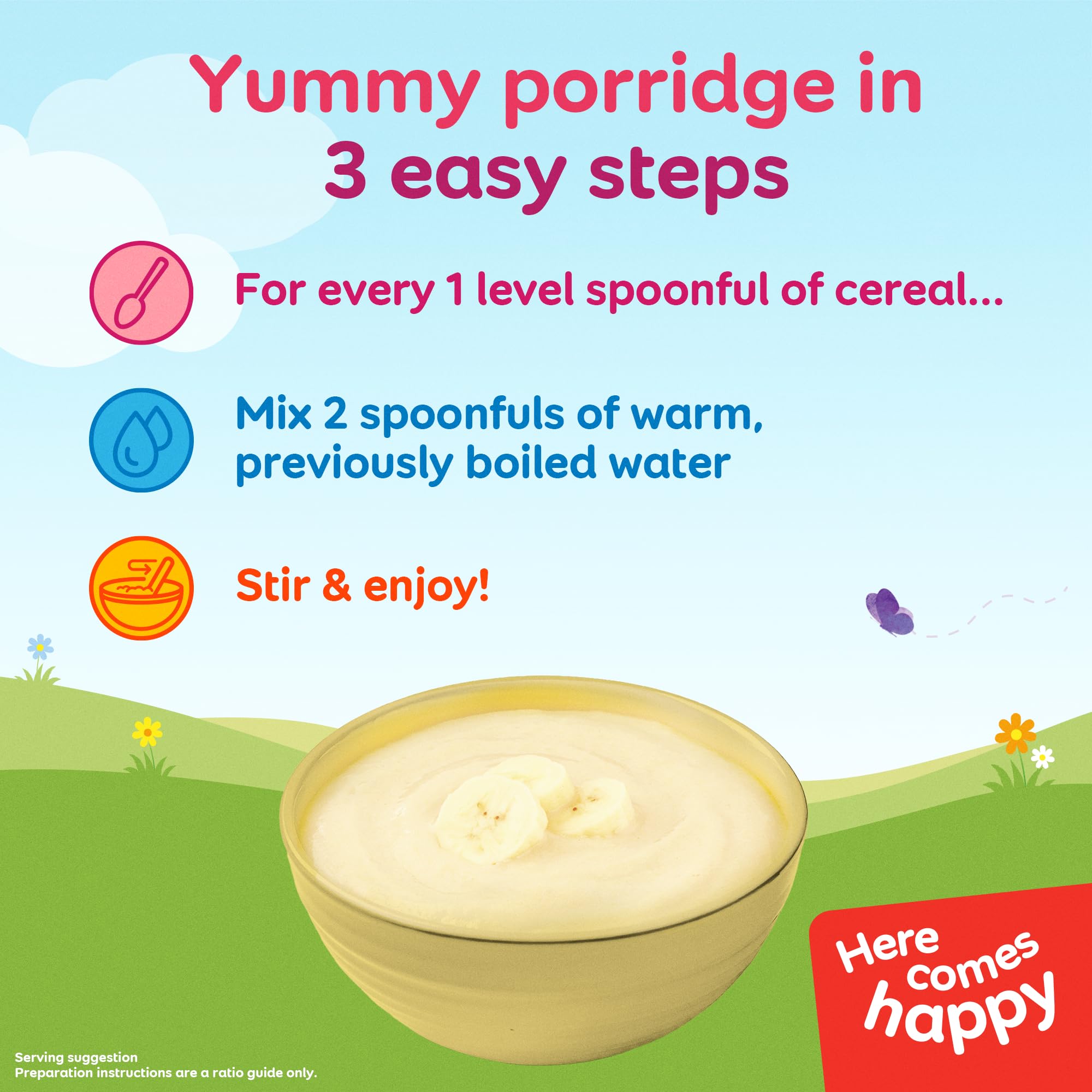 Cow &amp; Gate Bananenbrei Babybrei für 4–6+ Monate – 125 g 3