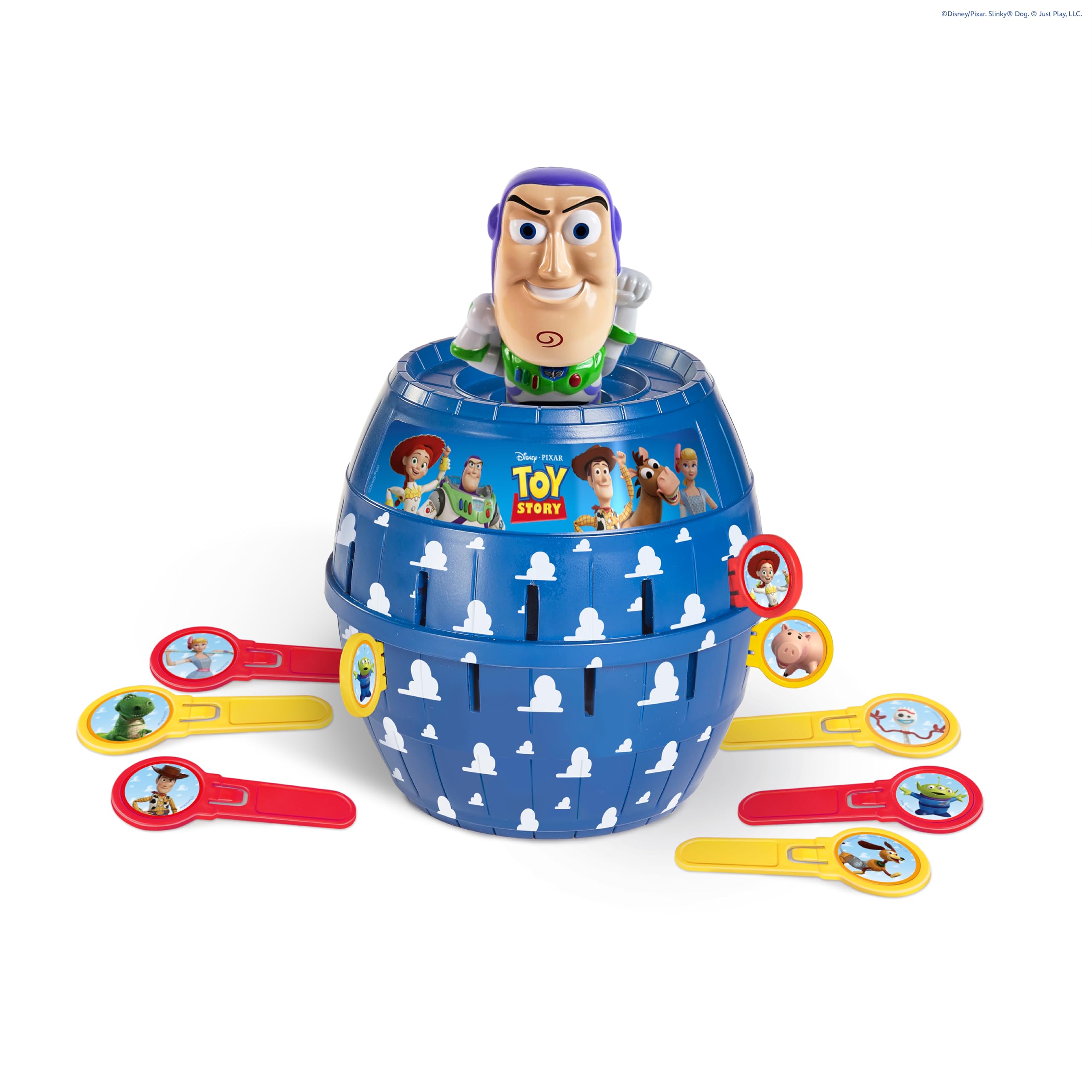 TOMY Pop Up Buzz Lightyear Game - Family Guessing Action Game for Ages 4+ | 2-4 Players 1