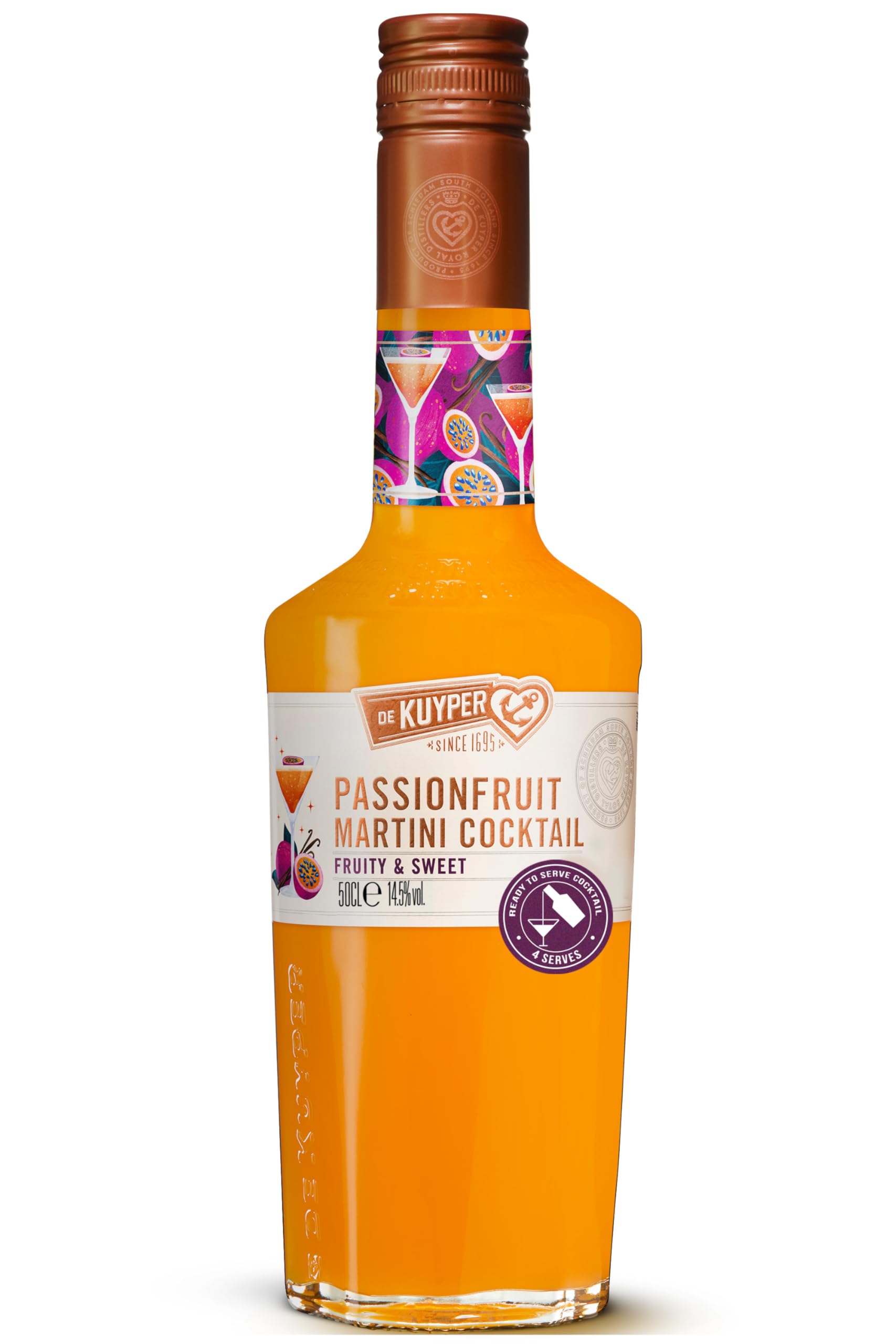 De Kuyper Passion Fruit Martini Cocktail - Ready to Drink | Tropical Flavor 1