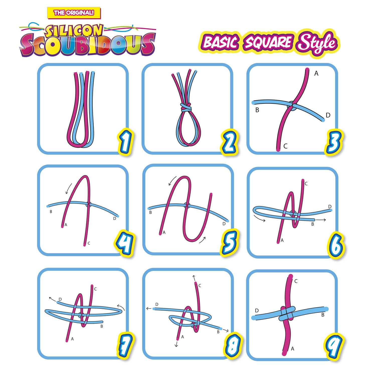 CRAZE SCOUBIDOUS - Bag XXL Jewellery Making Kit | 14 Silicone Strings | 21m Crafting Fun 5