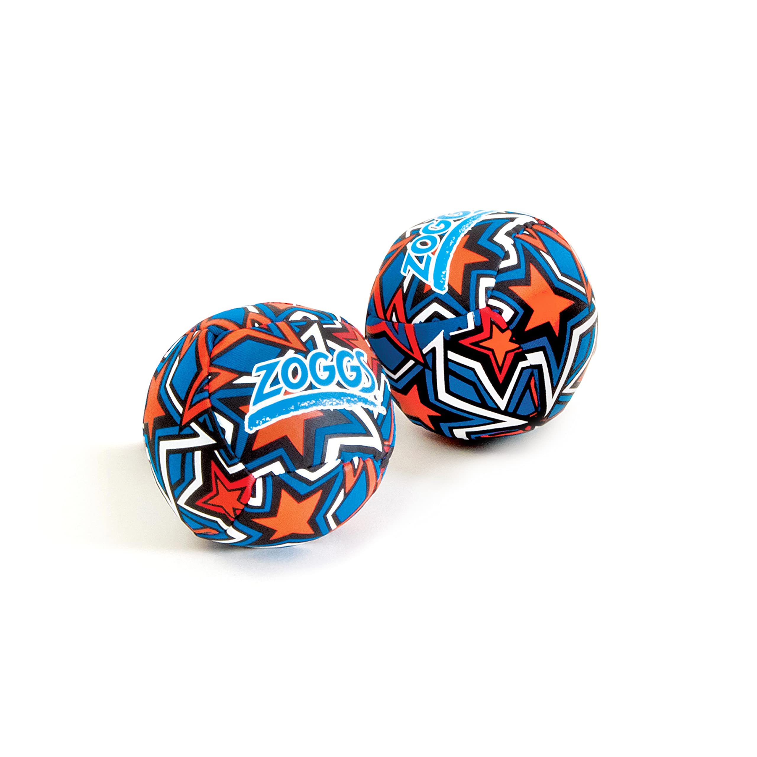 Zoggs Unisex Baby Splash Balls - Water Friendly Neoprene Covered | Set of 2 Orange/Blue 1
