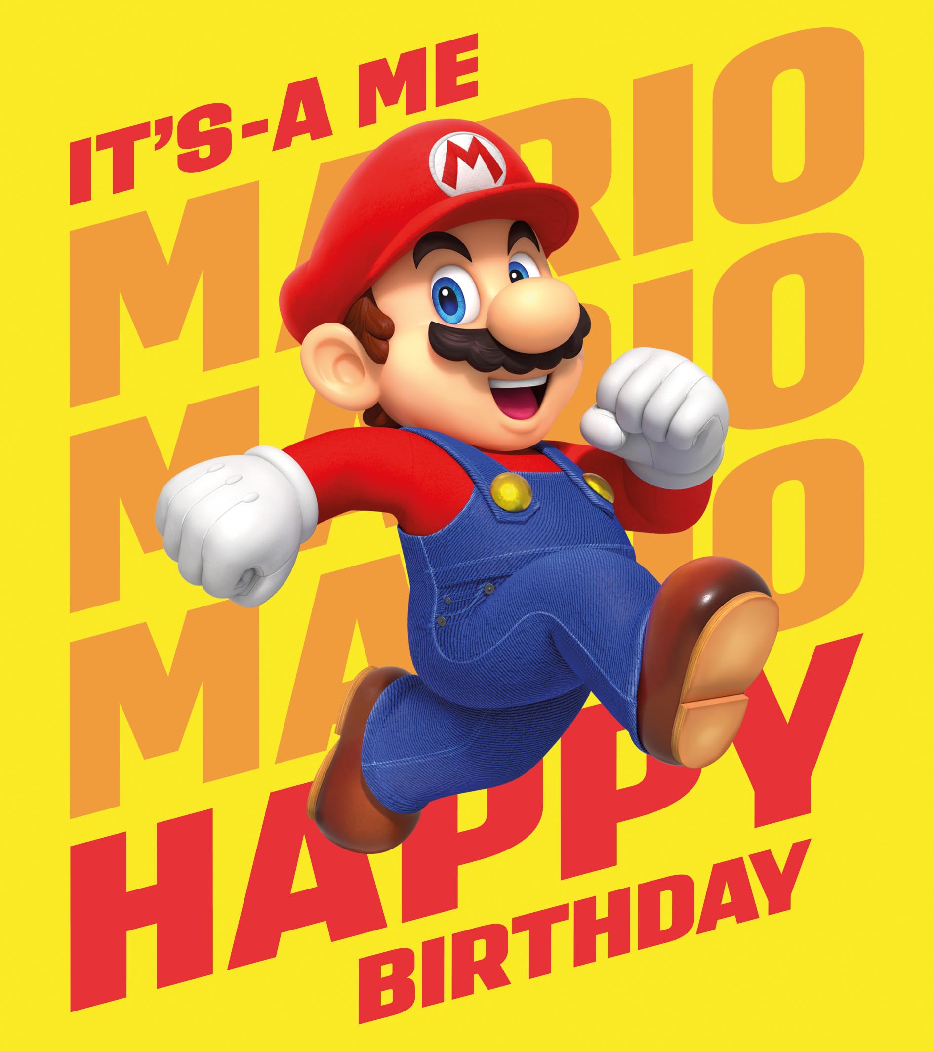 Danilo Promotions LTD Super Mario Birthday Card | Officially Licensed | Standard Size 22.86cm x 12.7cm