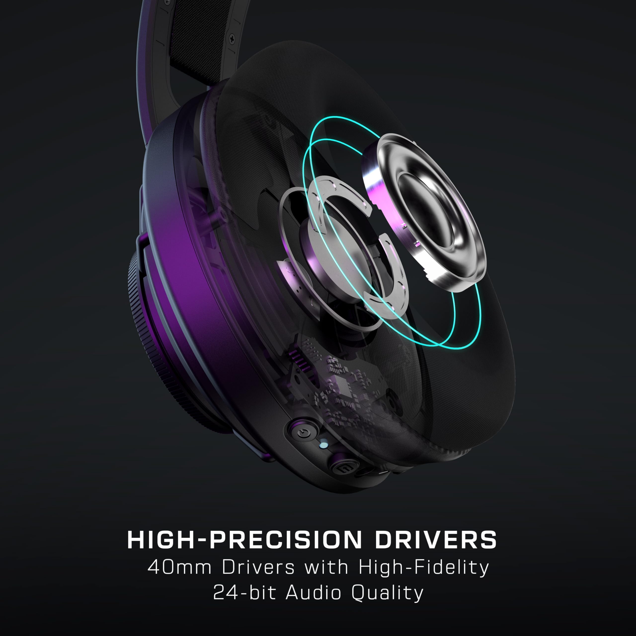 Turtle Beach Atlas Air Wireless Open Back PC Gaming Headset with 24-bit High-Fidelity Audio