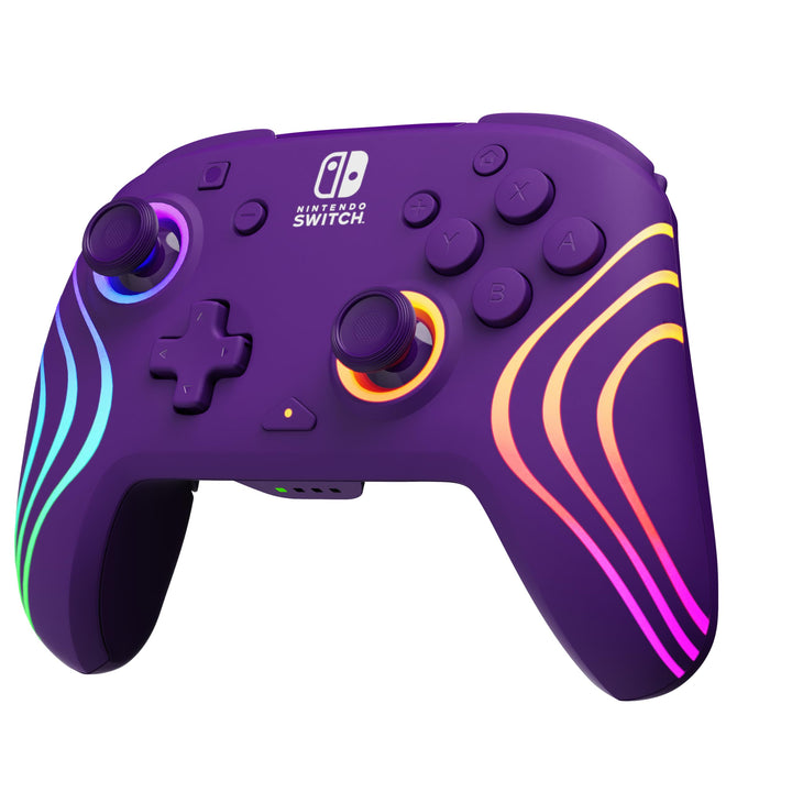 Afterglow Wave Wireless Controller Purple for Nintendo Switch
