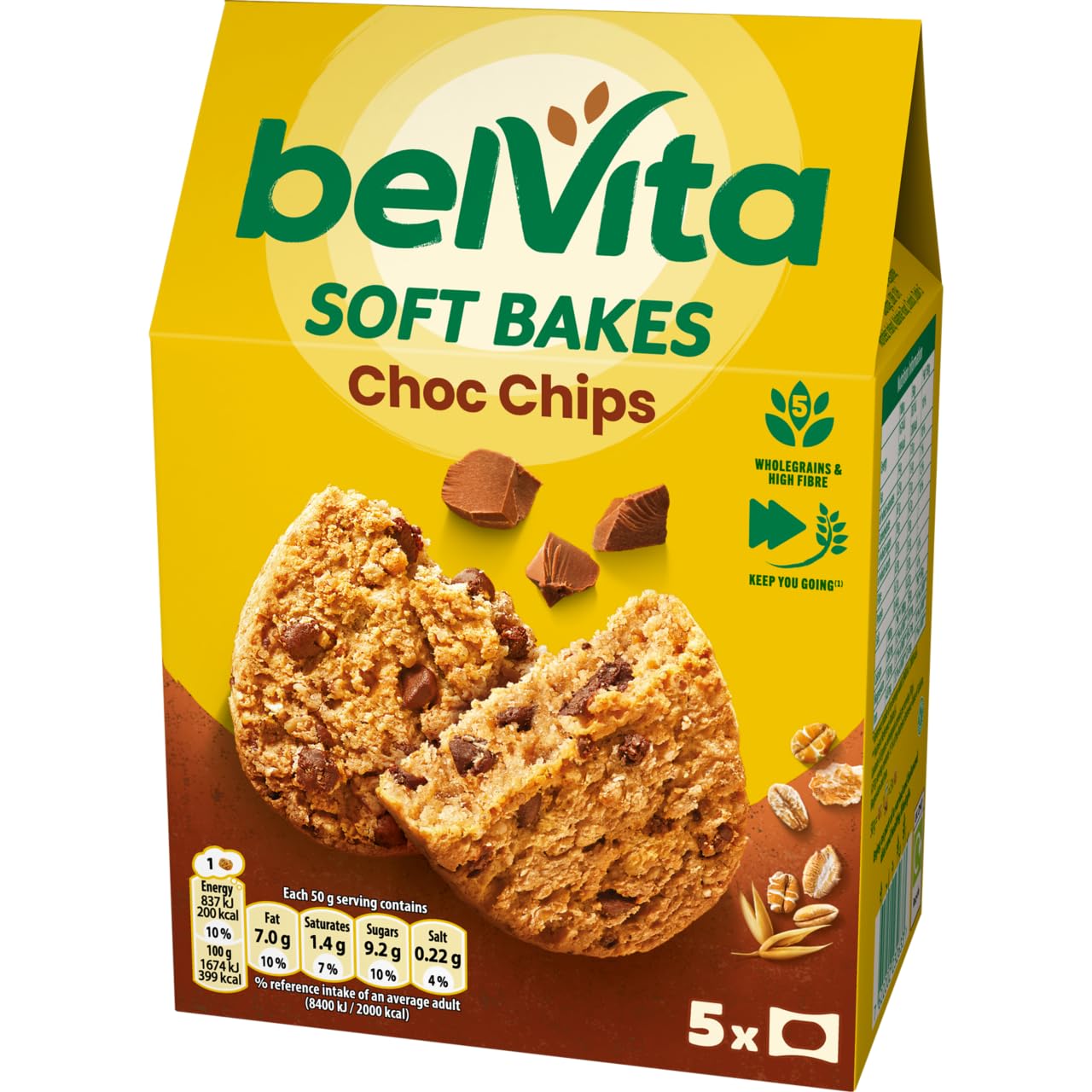 Belvita Choc Chips Soft Bakes 250g 5