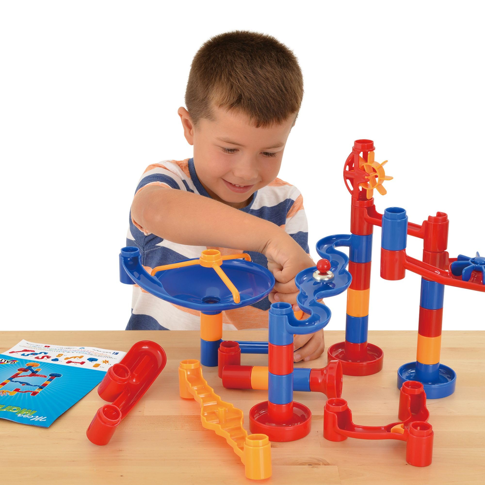 Galt Toys Mega Marble Run Construction Toy | 100 Pieces | Ages 4+ 2