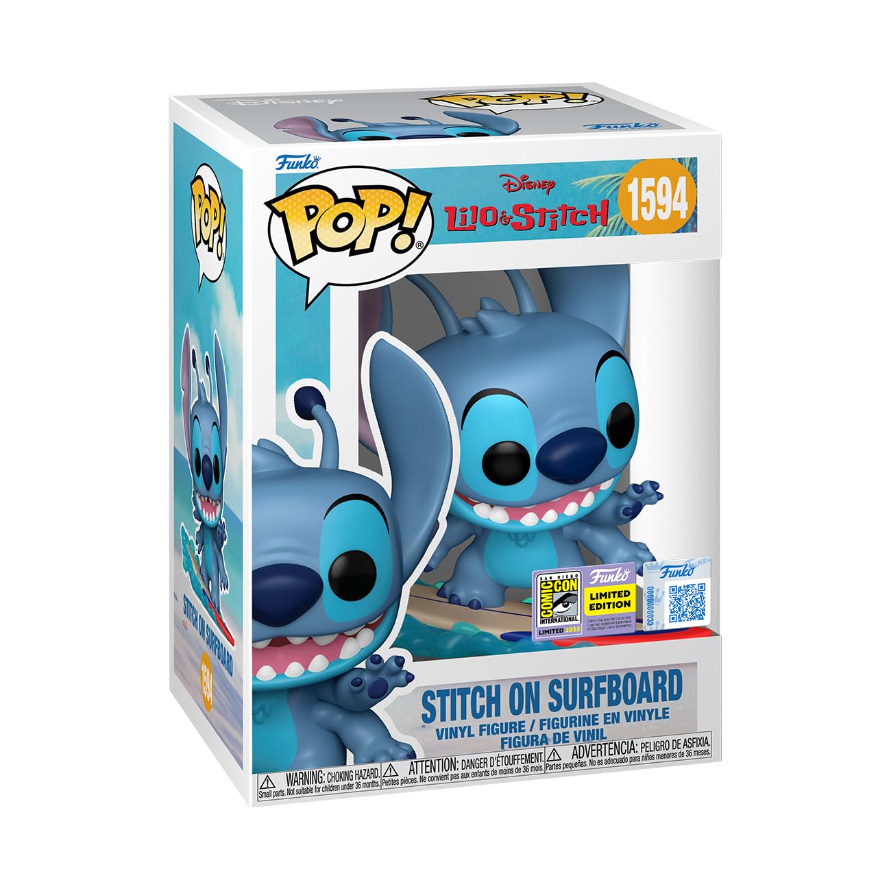 Funko Pop! Vinyl: Lilo & Stitch - Stitch Surf - Amazon Exclusive 1