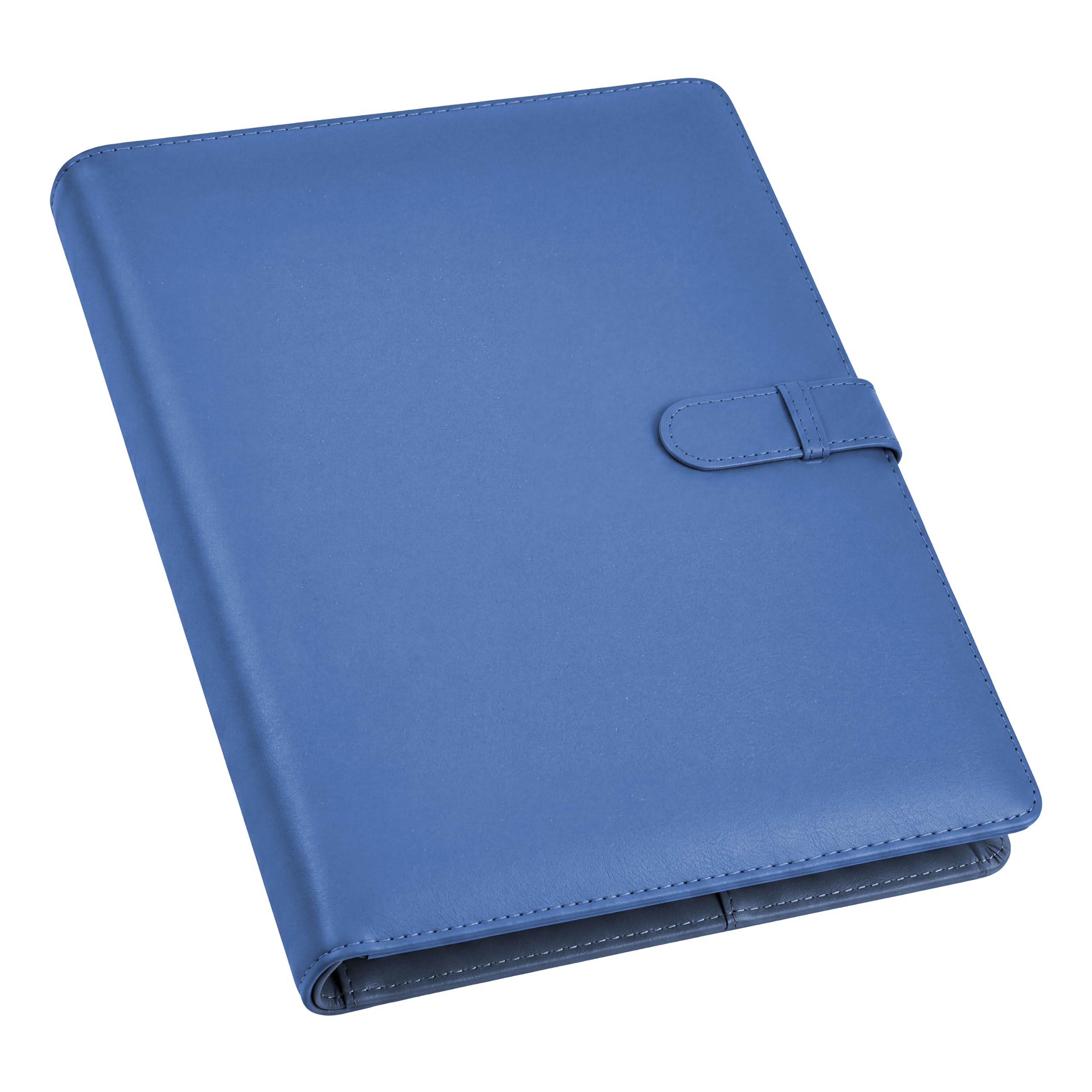 ARPAN A4 Display Book - 36 Pockets | Blue Faux Leather | Soft Padded Cover 1