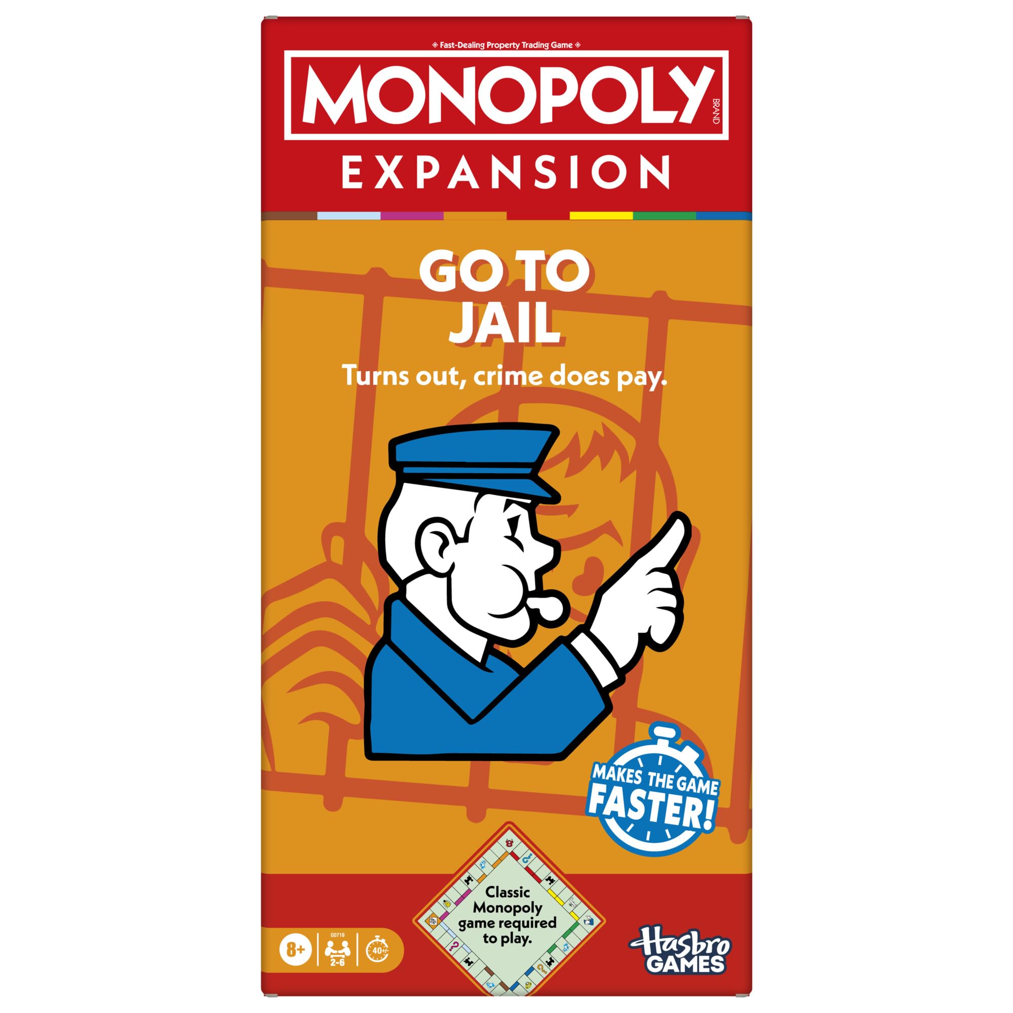 Monopoly Go to Jail Expansion Pack for Classic Monopoly Game – English Version 1