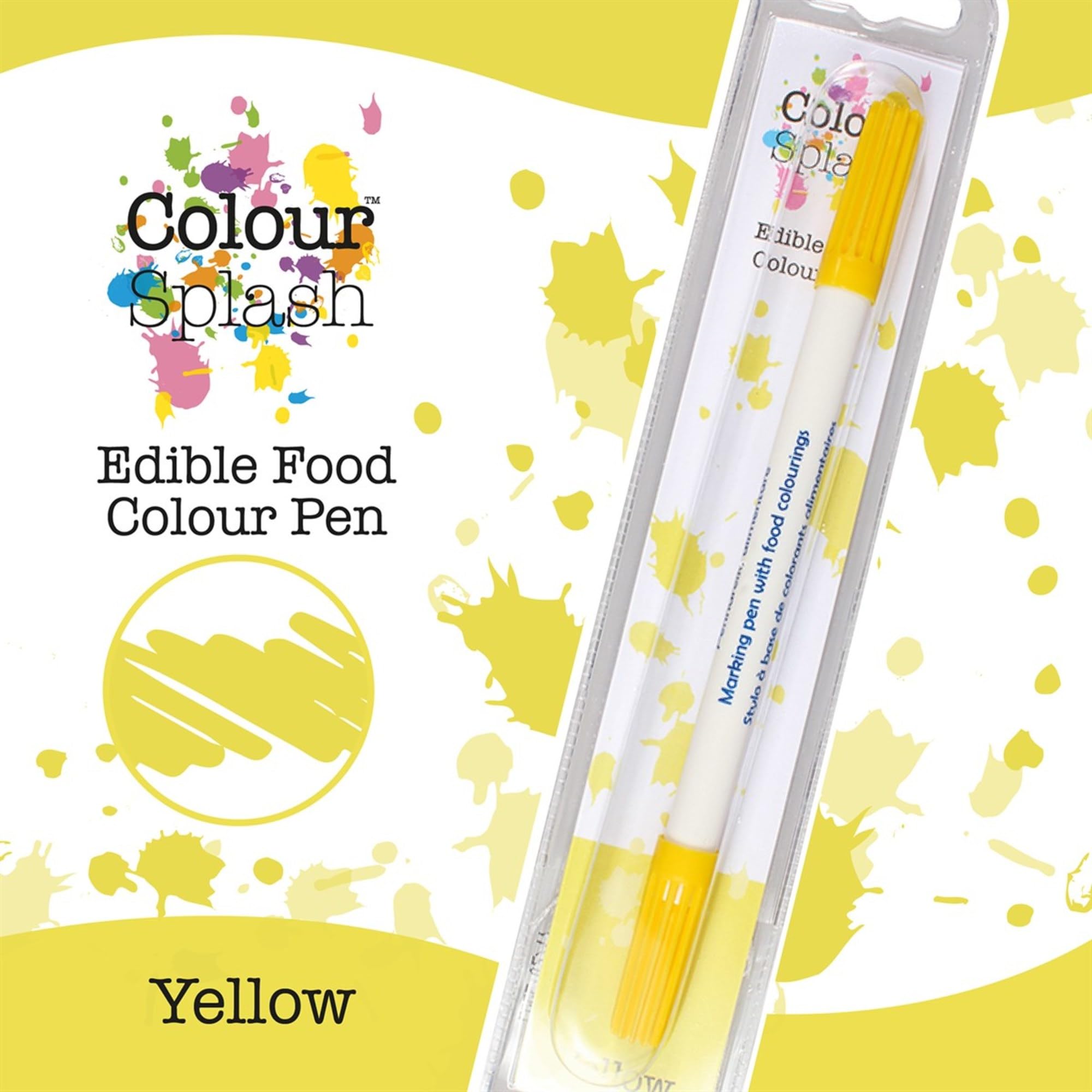 Colour Splash Edible Food Colouring Pens - Dual Tip Icing Pens for Cake Decorating 6