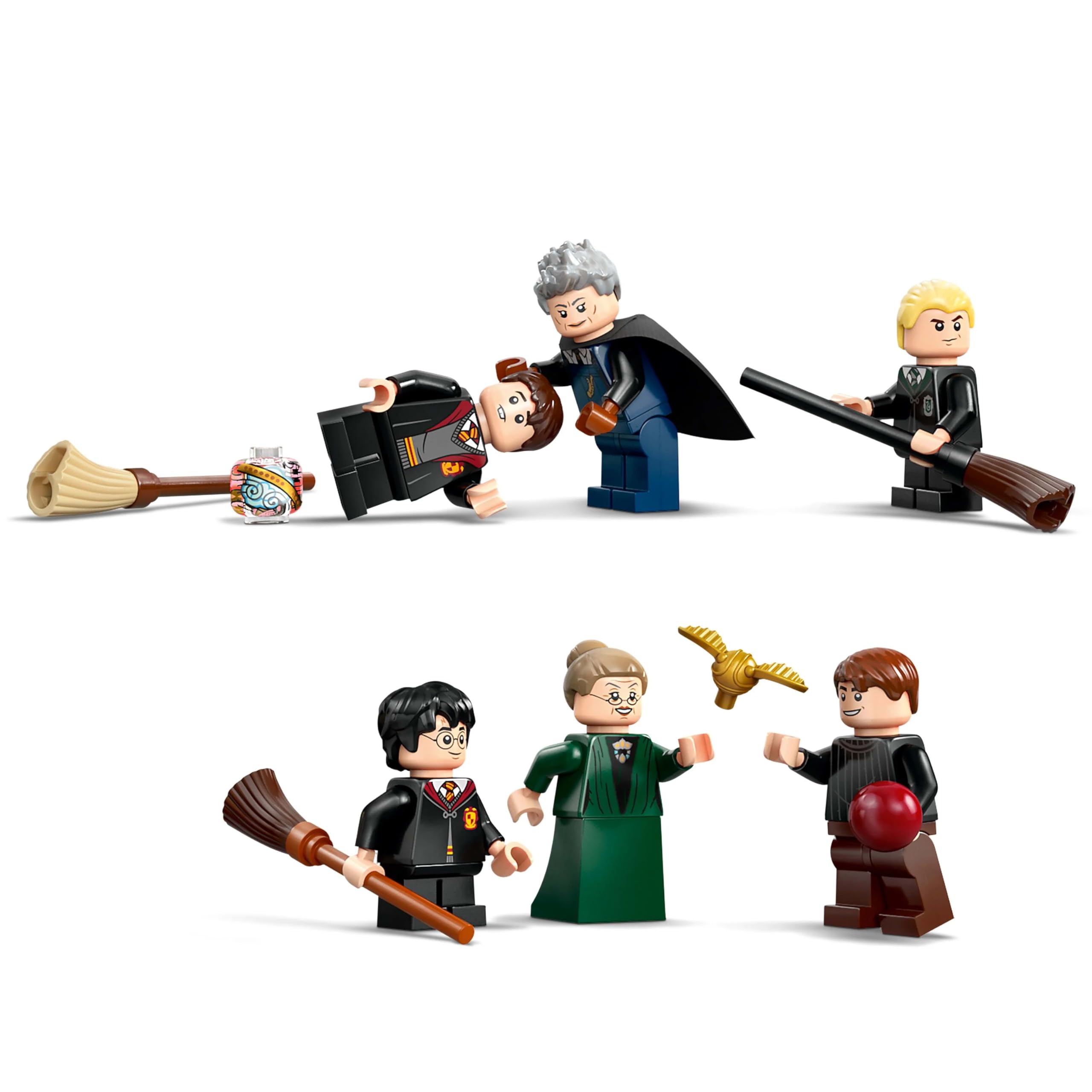 LEGO Harry Potter Hogwarts Castle: Flying Lessons Set - 651-Piece Building Playset for Ages 9+