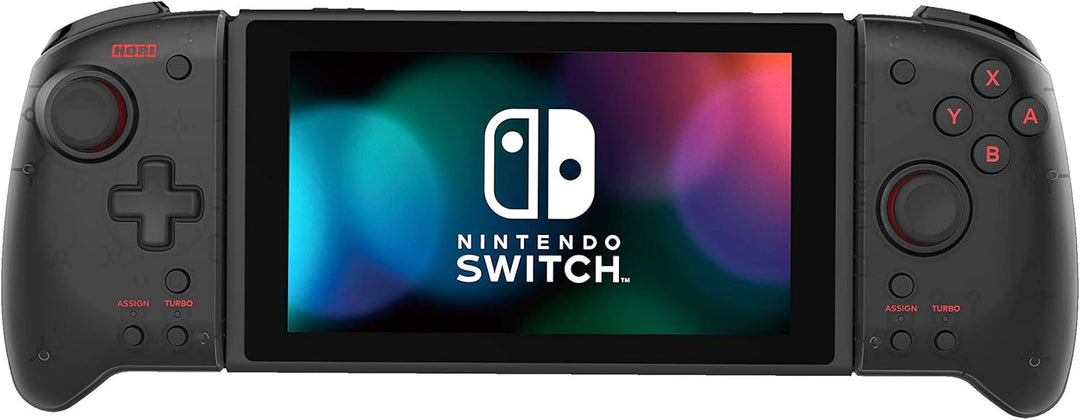 HORI Split Pad Pro (Translucent Black) for Nintendo Switch - Officially Licensed Controller for Handheld Mode