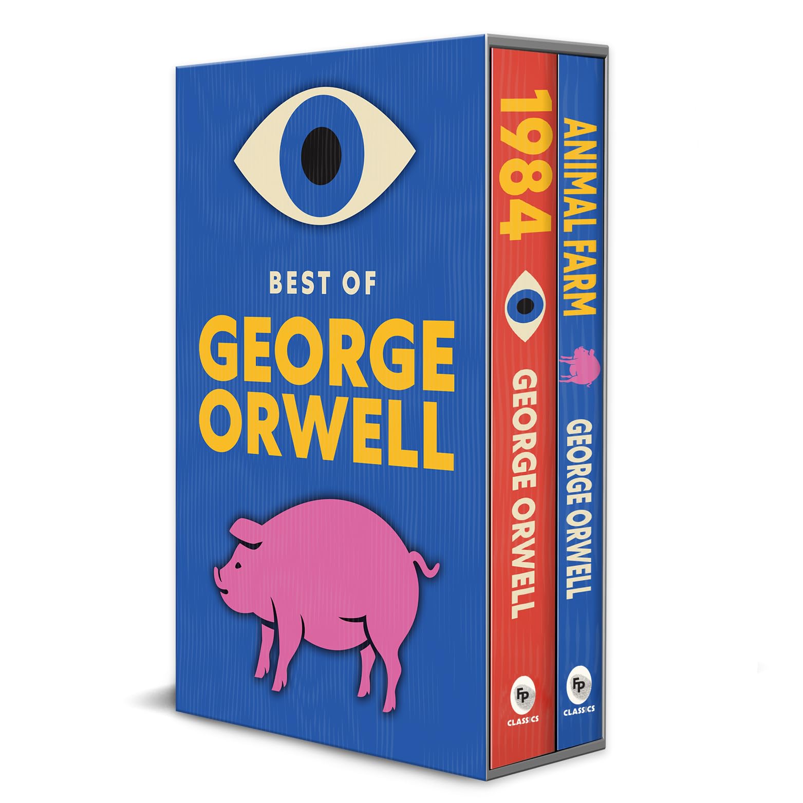 FINGERPRINT with FP logo Orwell G - Animal Farm & 1984 Dystopian Classics Collection | Paperback | English 1