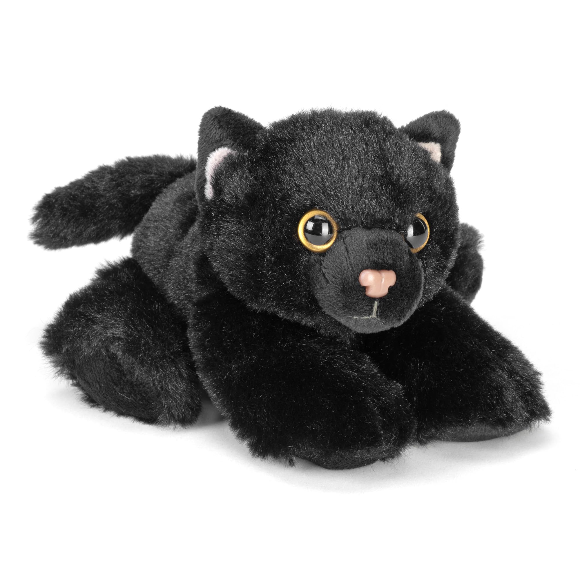 WILD REPUBLIC Hug'ems Black Cat Stuffed Animal Plush Toy | 7 Inches | Durable & Surface-Washable 1