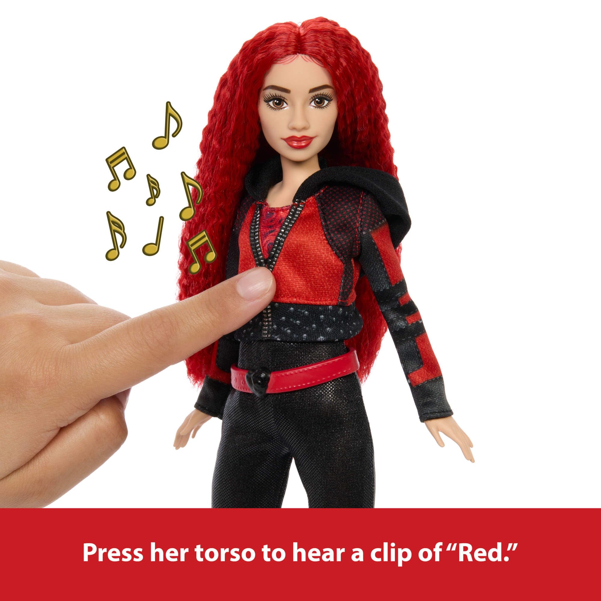 Disney Descendants: The Rise of Red - Singing Red Doll with 11 Bendable Joints 8
