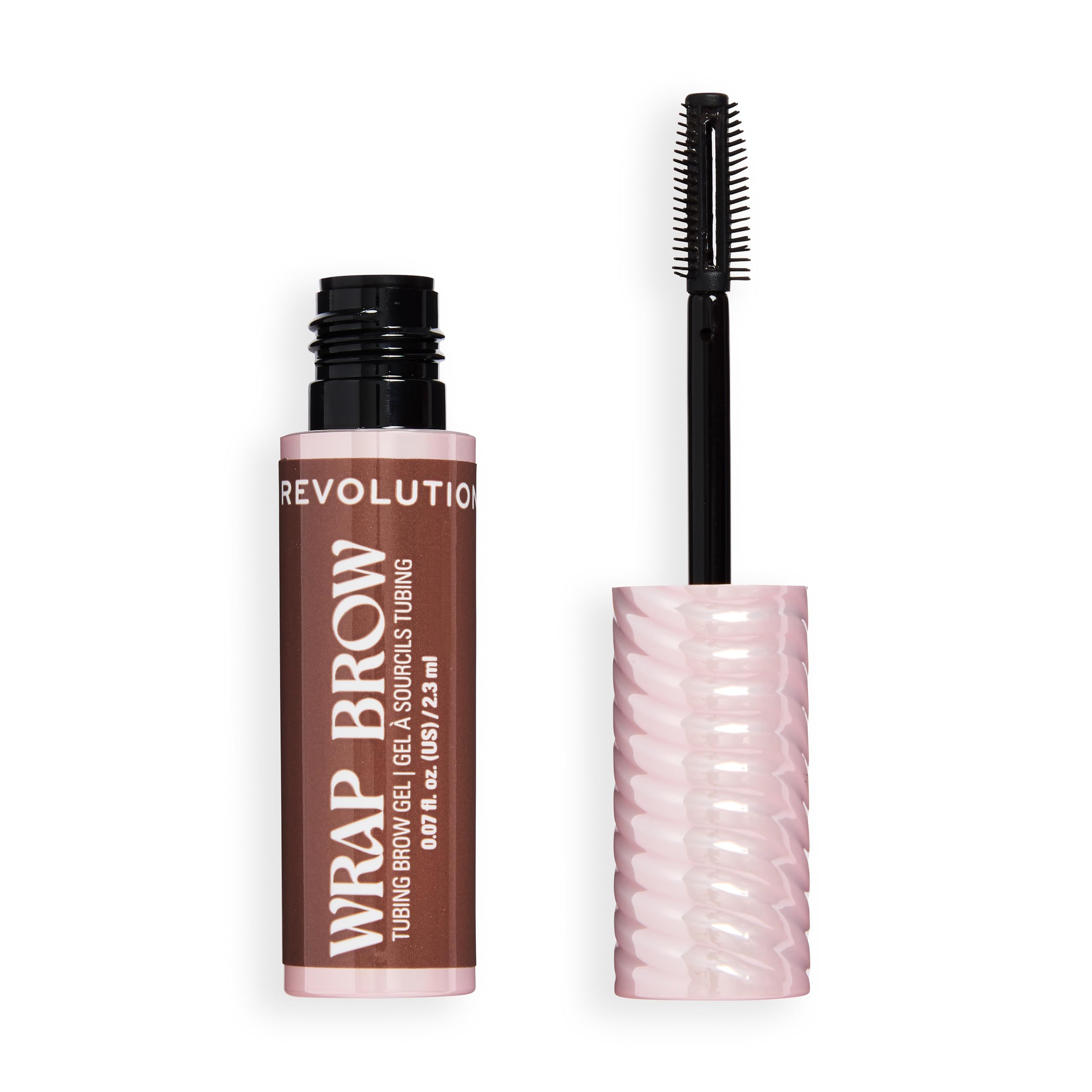 Revolution Beauty London Wrap Brow Tubing Gel - Shape & Sculpt, Dark Brown | Water-Resistant | 2.3 ml 1