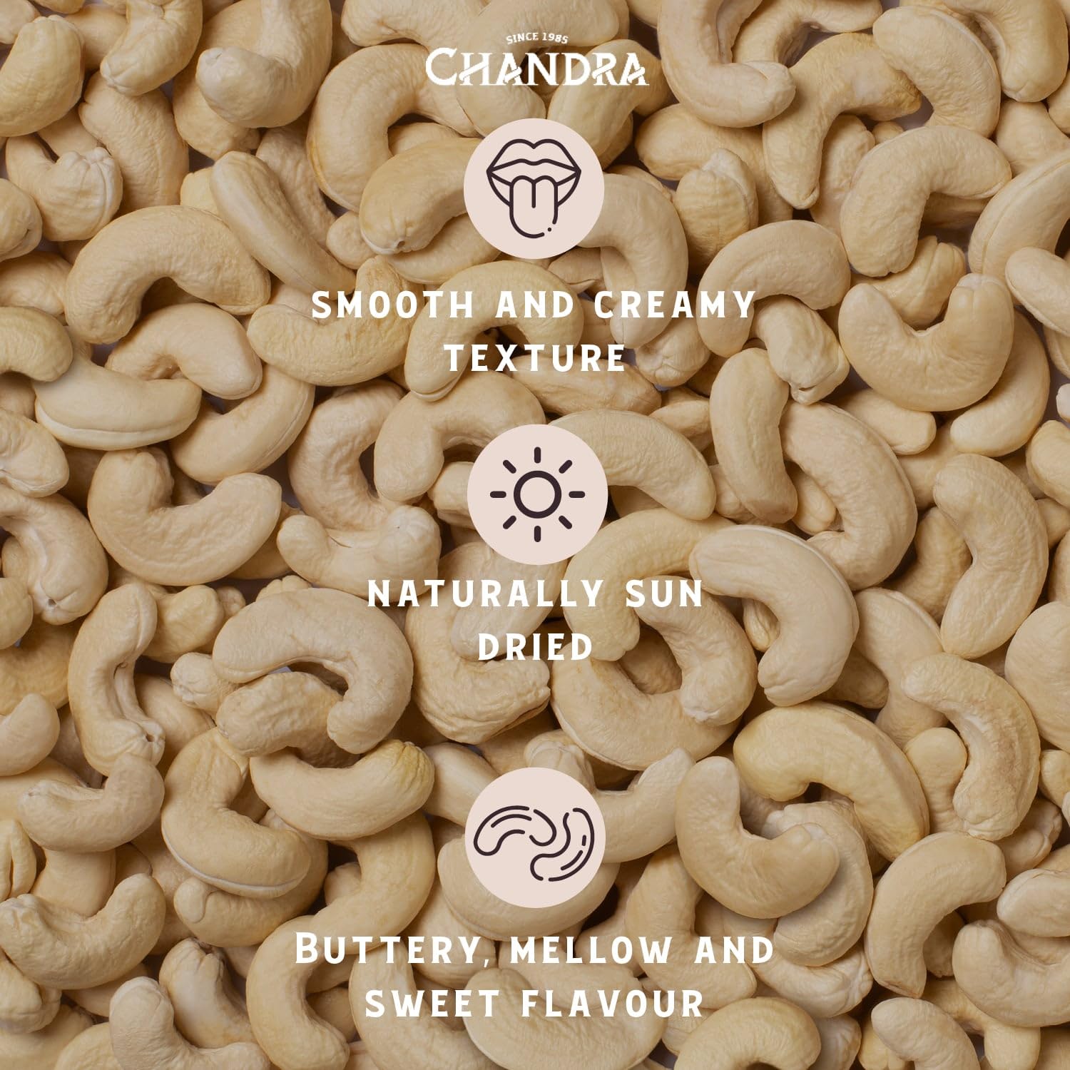 CHANDRA Whole Foods Raw Deshelled Whole Cashew Nuts - 1KG | Low-GI | Vegan & Gluten-Free 4