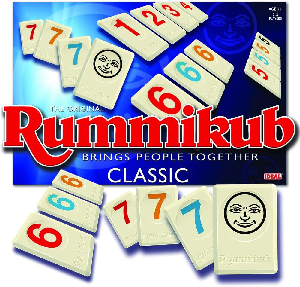 Ideales Rummikub-Strategiespiel mit klassischen Zahlen 8