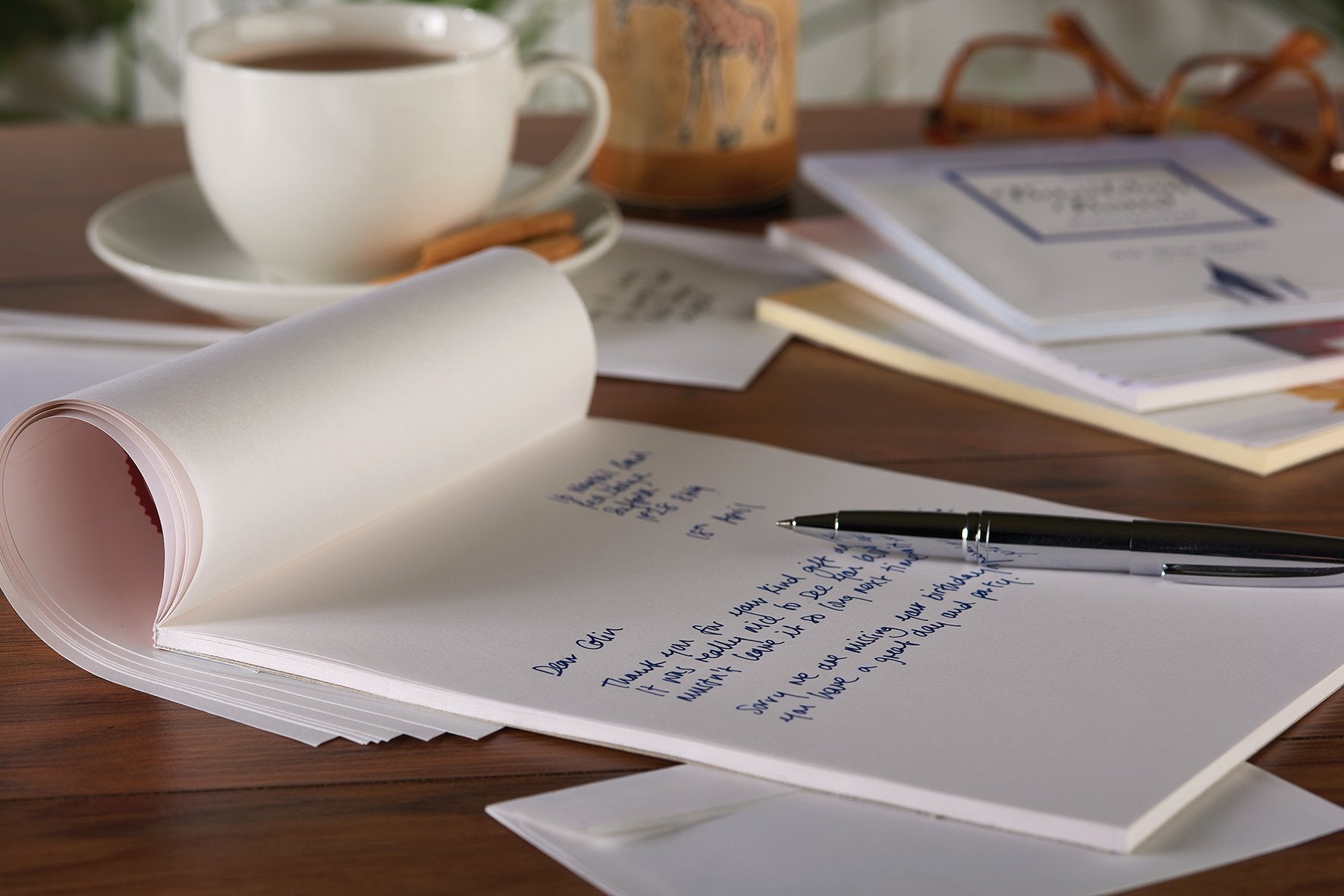 Basildon Bond Writing Pad - Champagne | P4TO Size (178 x 229 mm) | 40 Sheets | 90 gsm 3