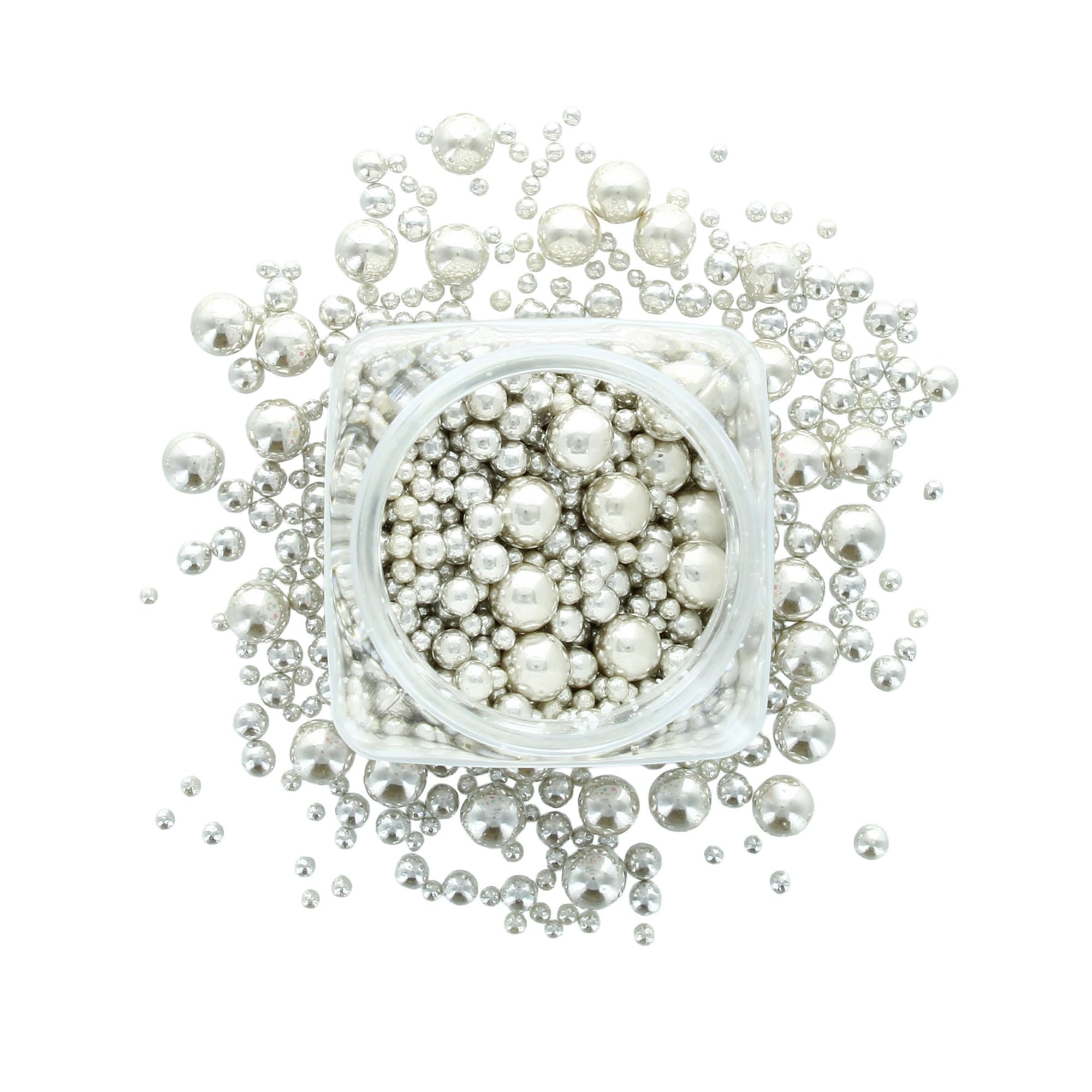 Baked with Love Silver Pearl Sprinkles - Edible Sugar Balls for Cakes & Cupcakes | 100g 3