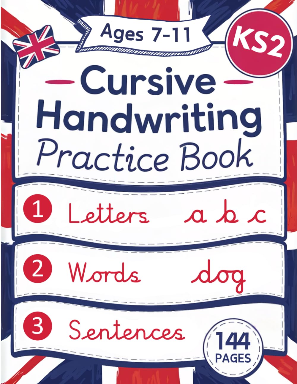 Andrea Fisher - My XXL Cursive Writing Practice Book | KS2 Ages 7-11 | Paperback 1