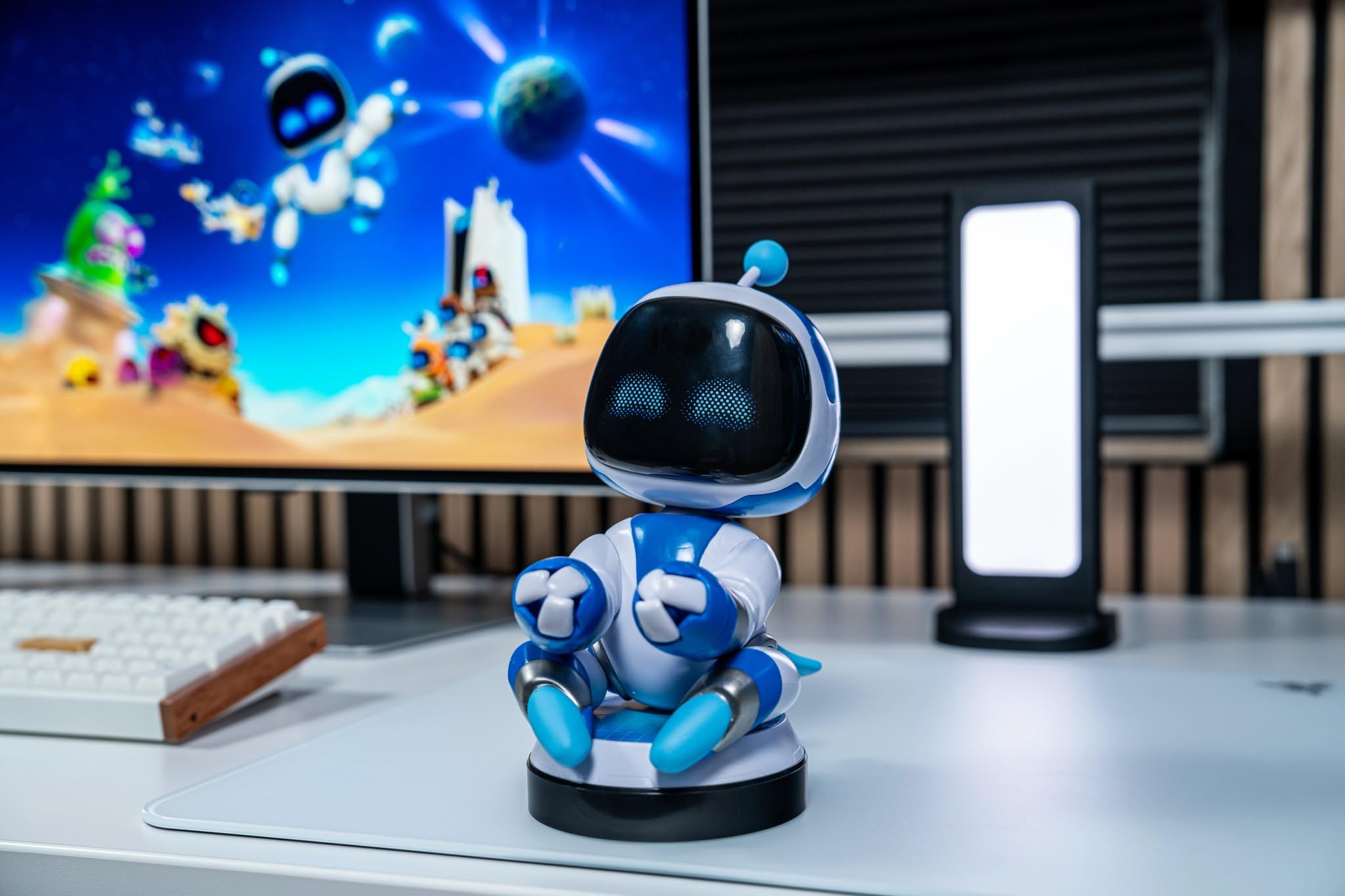 Cableguys Astro Bot Controller Holder & Phone Stand | 8.5 Inches Tall | Multicolored Plastic 2