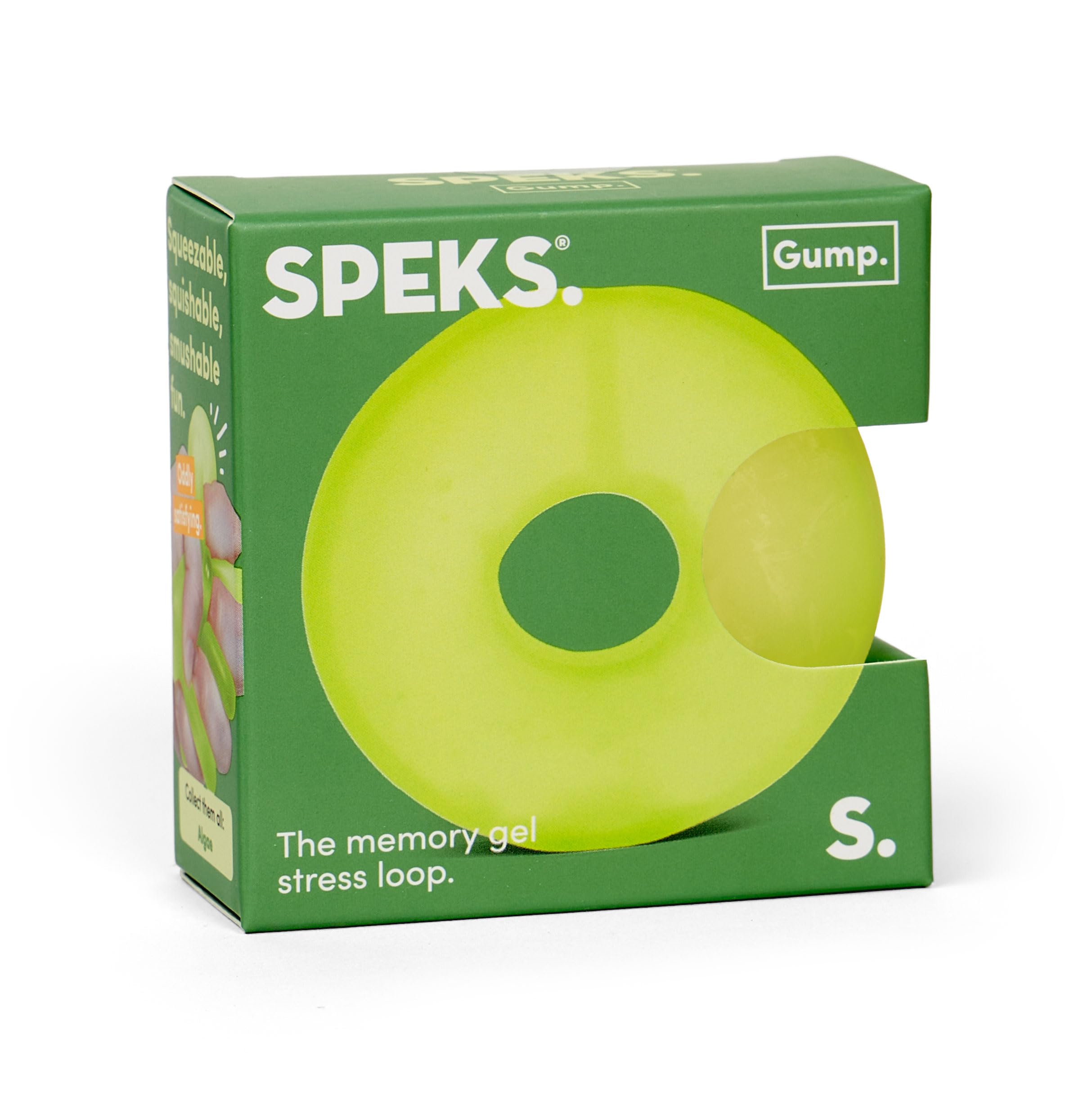 SPEKS Gump Loop - Ultra Soft Squishy Fidget Toy for Stress Relief | Algae