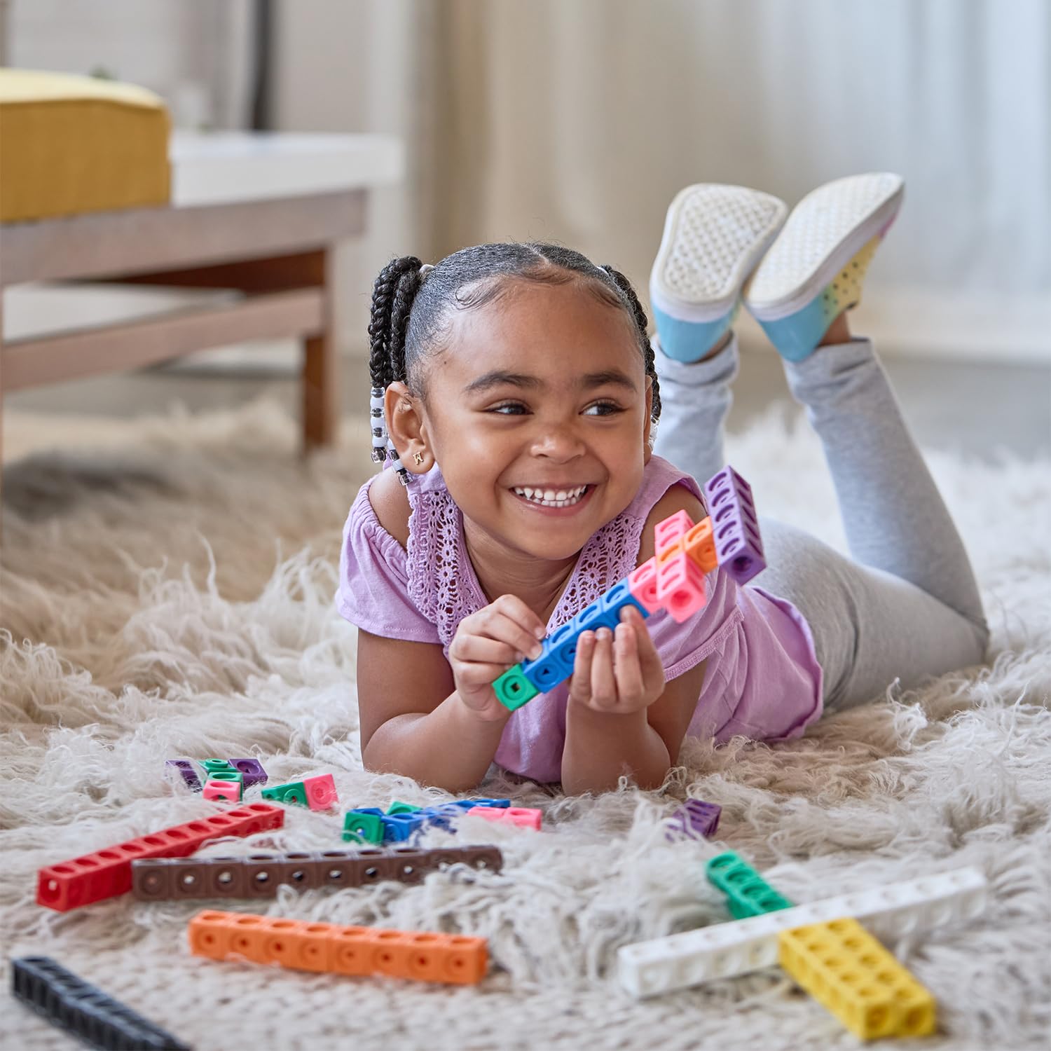 EDX Education Math Cubes – 100-teiliges Verbindungswürfel-Set für frühes Lernen 12