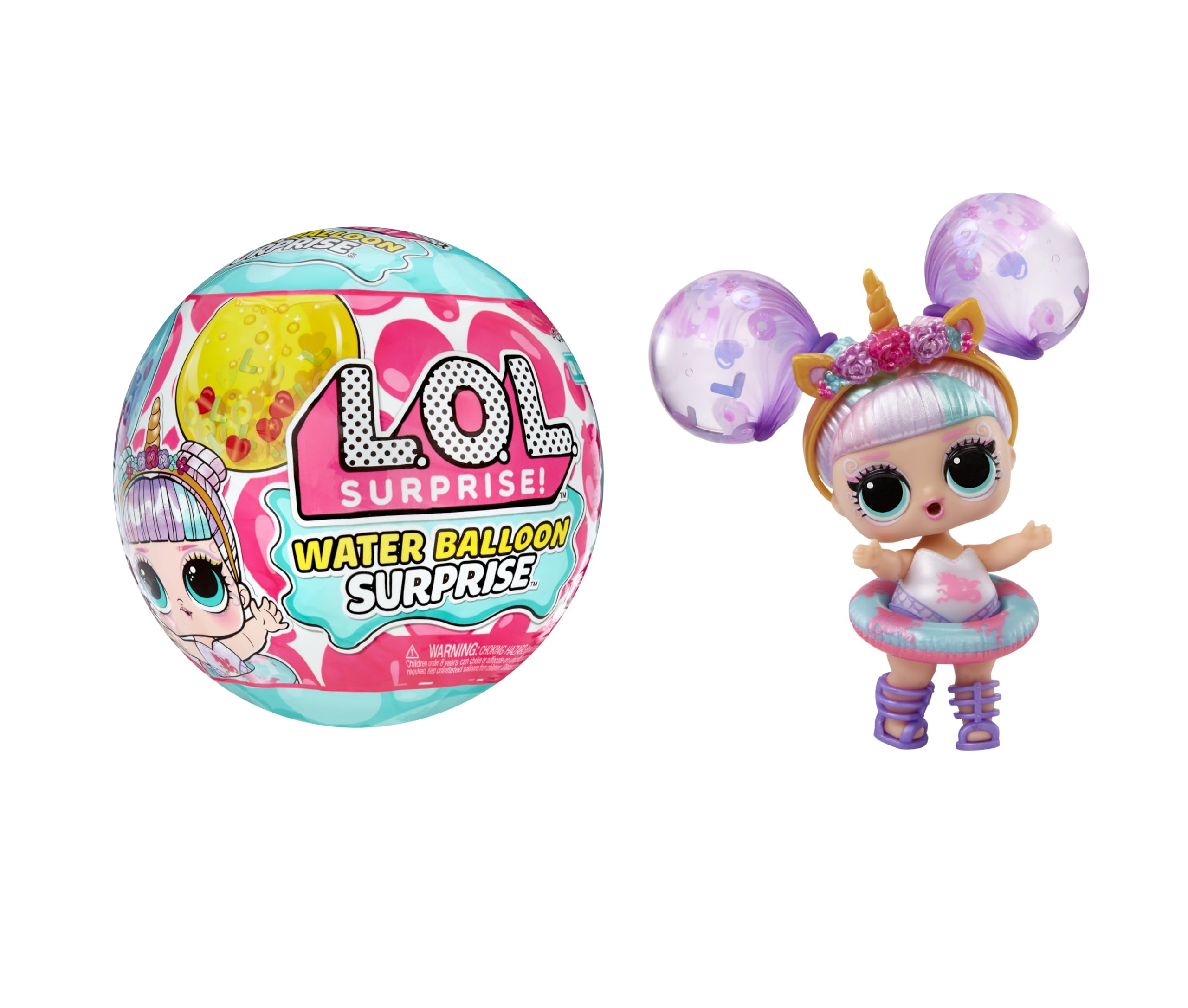 L.O.L. Surprise! Water Balloon Surprise Doll Playset | Water Play & Glitter Balloons | Ages 3+