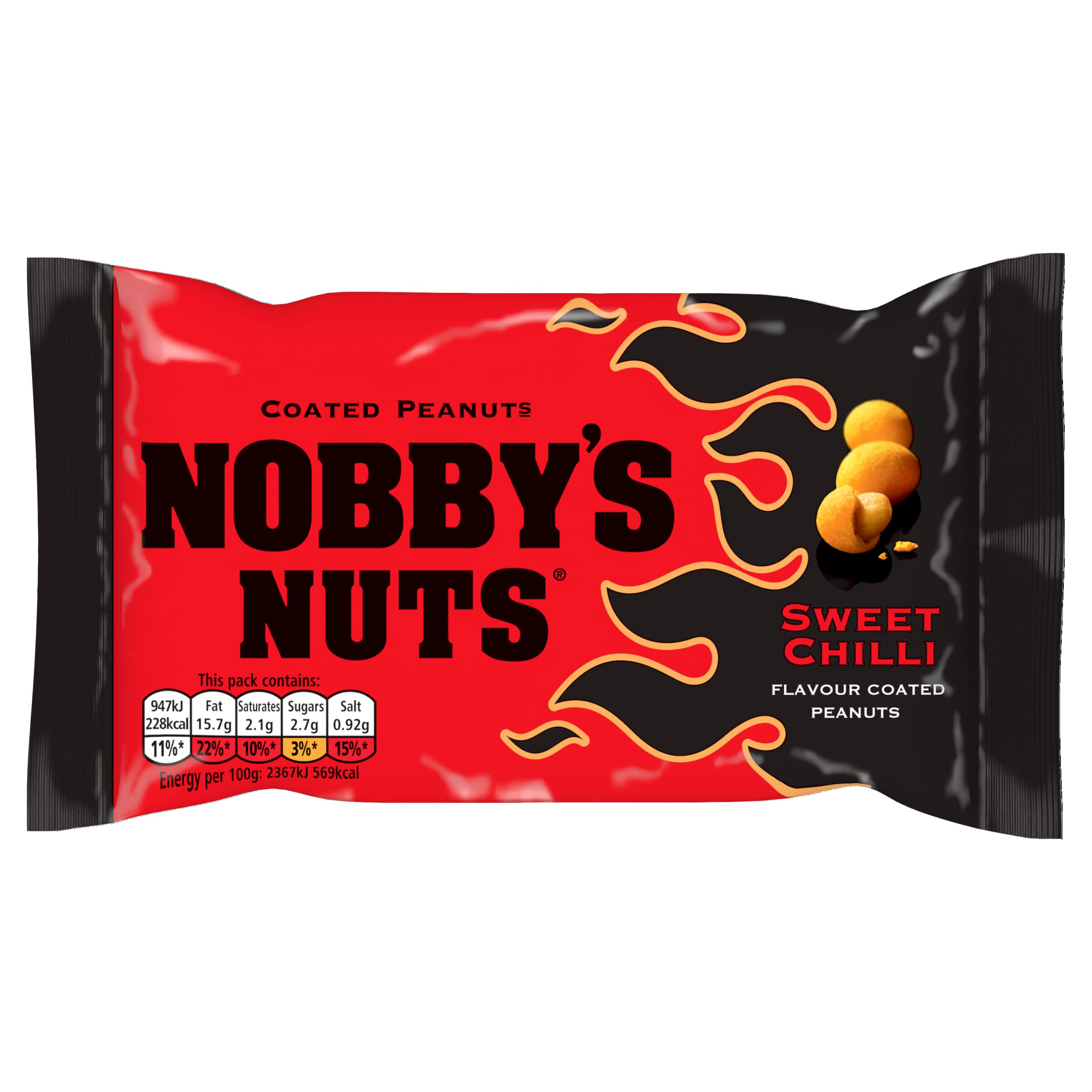 Nobby's Nuts Sweet Chilli Coated Peanuts, 40 g (Pack of 20) 3