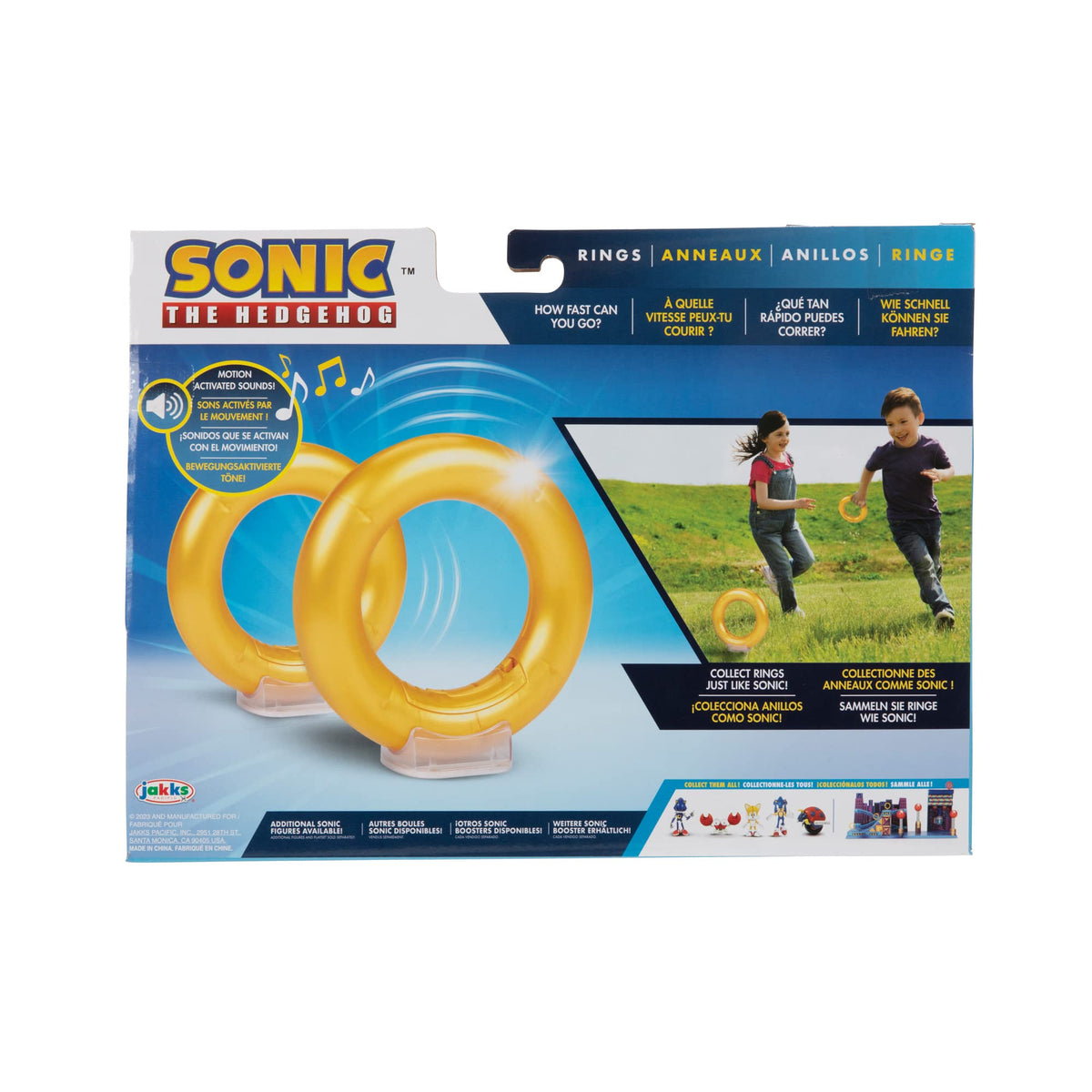 Jakks Pacific Sonic the Hedgehog Sonic-Ringe mit Soundeffekten | Rollenspielzeug | Ab 3 Jahren 7