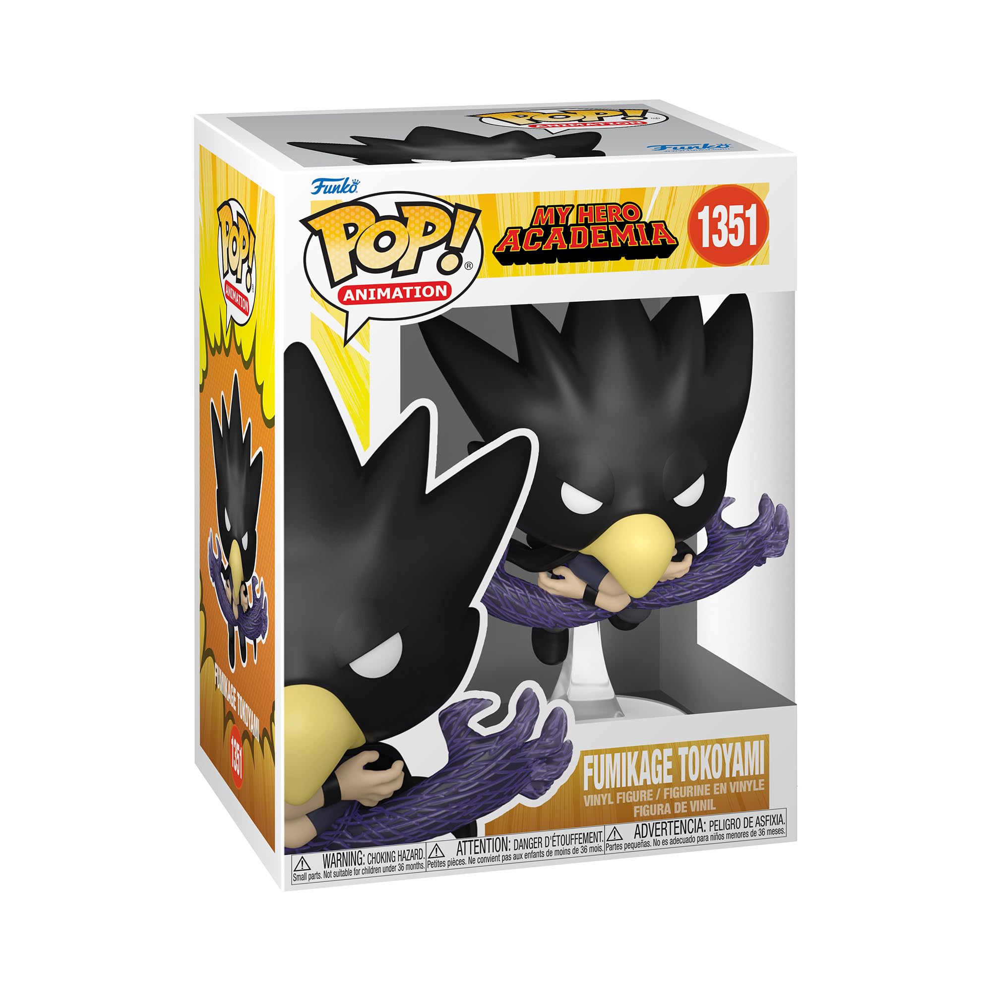 Funko My Hero Academia Fumikage Tokoyami & Dark Shadow Chibi Figure - Standard Size Vinyl