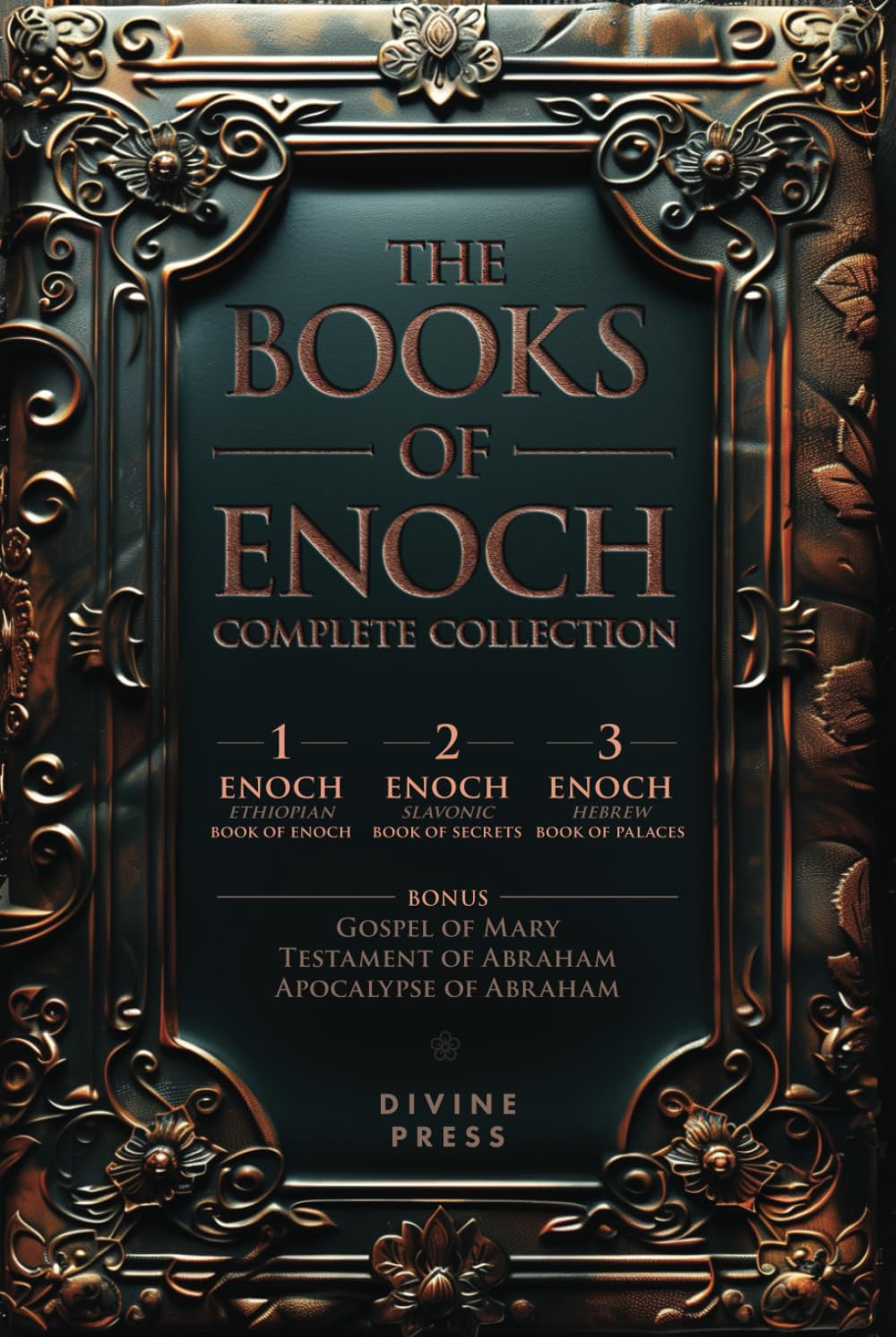 Divine Press The Books of Enoch: Complete Collection - 1 Enoch, 2 Enoch, 3 Enoch | Hardcover 1