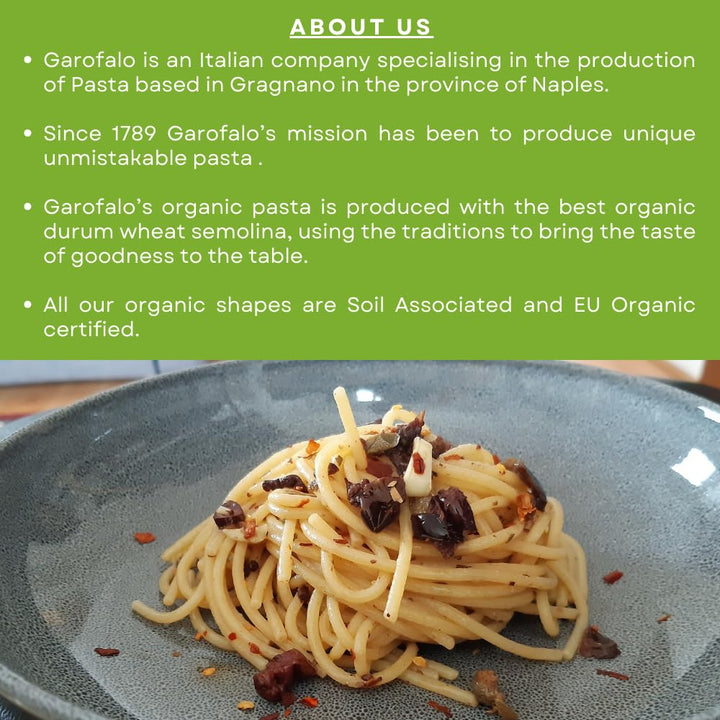 Garofalo Organic Spaghetti Italian Dried Pasta, 500g