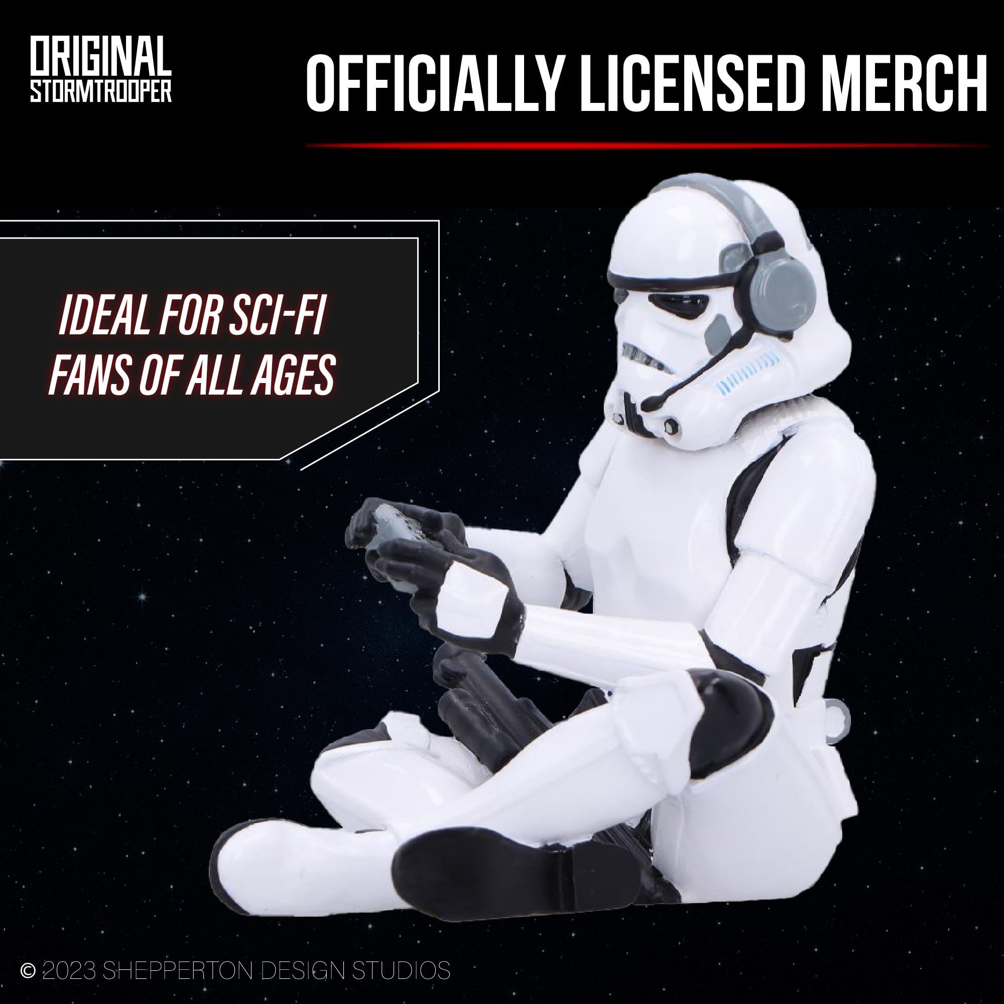 Nemesis Now Star Wars Stormtrooper Game On! Figurine | Resin | Hand-Painted 6