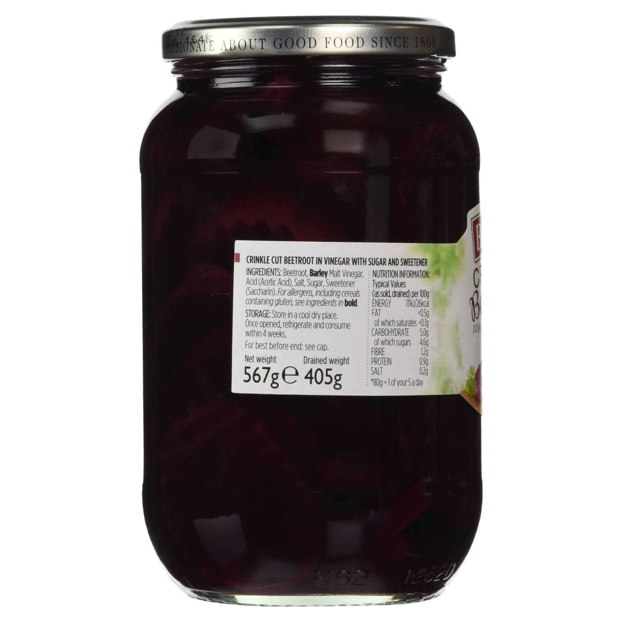 Baxters Crinkle Cut Beetroot in Vinegar | 567g Jar 3