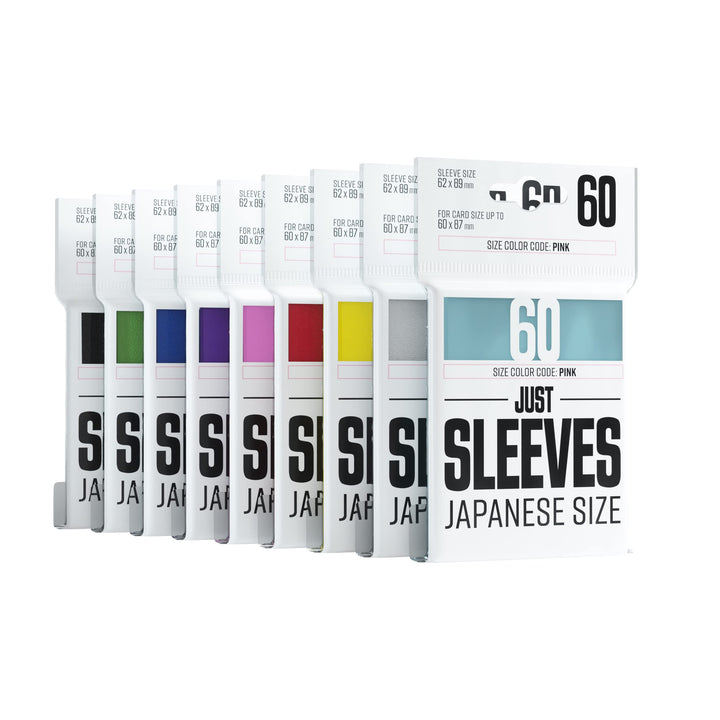 Gamegenic Just Sleeves: Japanese Size Red (60 ct.)