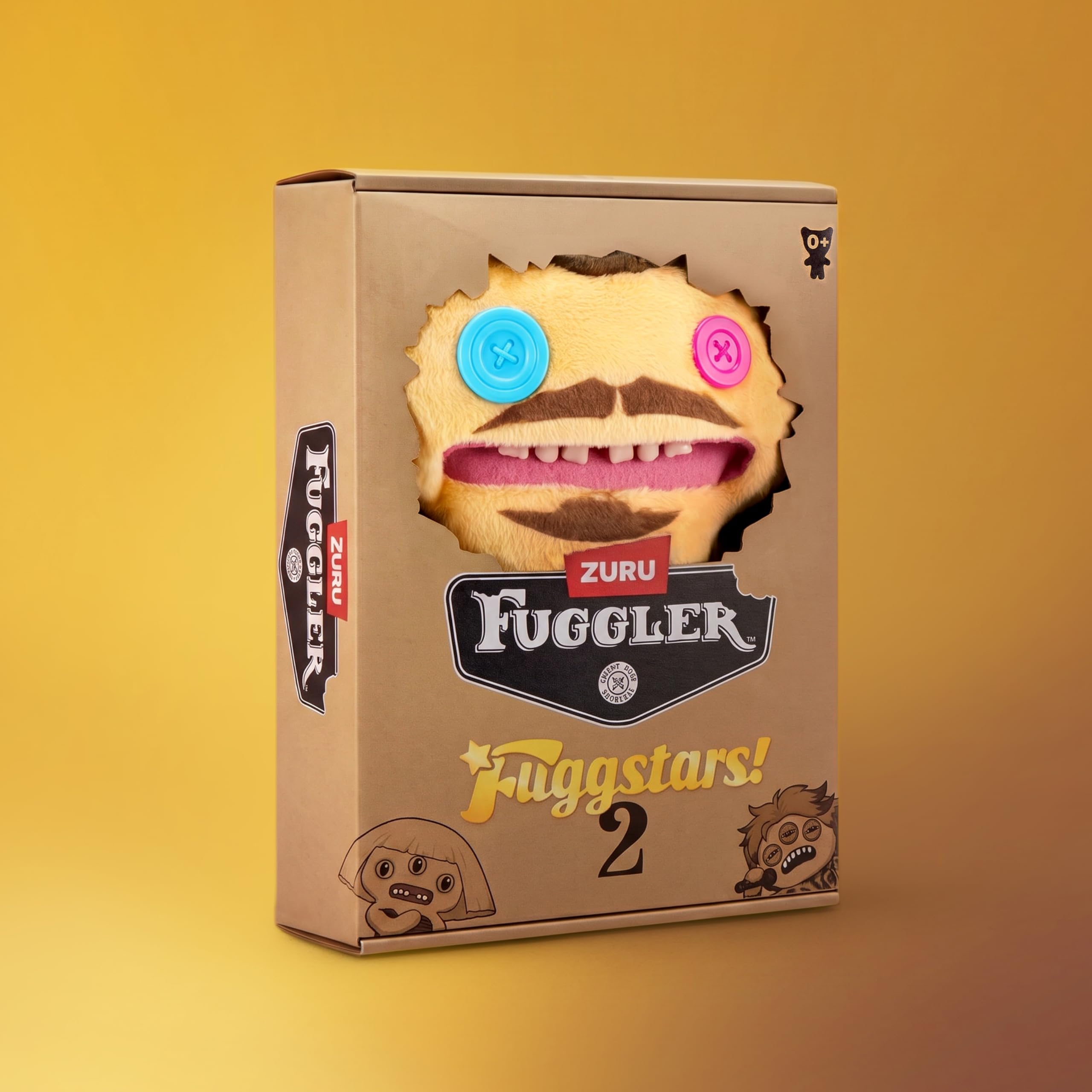 Fuggler Mr.Fug Soft Doll - 9 Inch Collectible Plush Toy with Human-Like Teeth 2