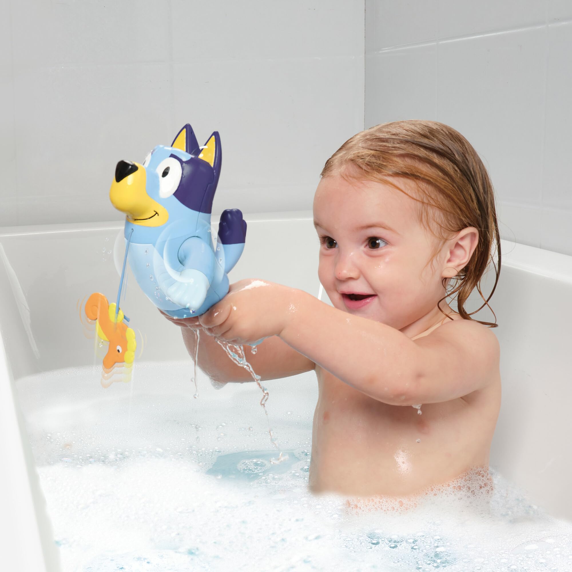 TOMY Toomies Swimming Bluey Bath Toy with Pull String Seahorse | Ages 18 Months+ 2