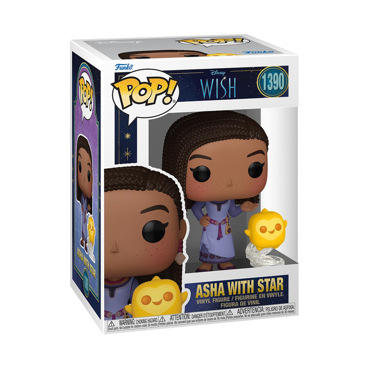Funko Pop! Disney Wish - Asha & Star Vinyl Figure Collectible Set