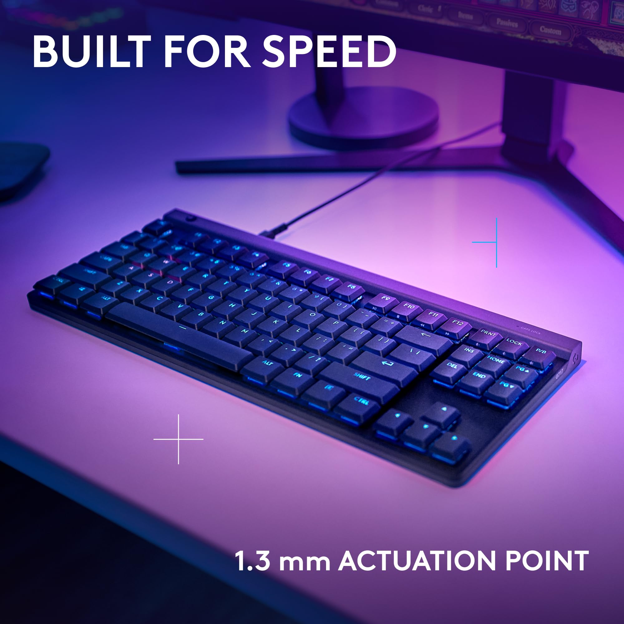 Logitech G G515 TKL Wired Low Profile Gaming Keyboard with GL Mechanical Switches and LIGHTSYNC RGB 3