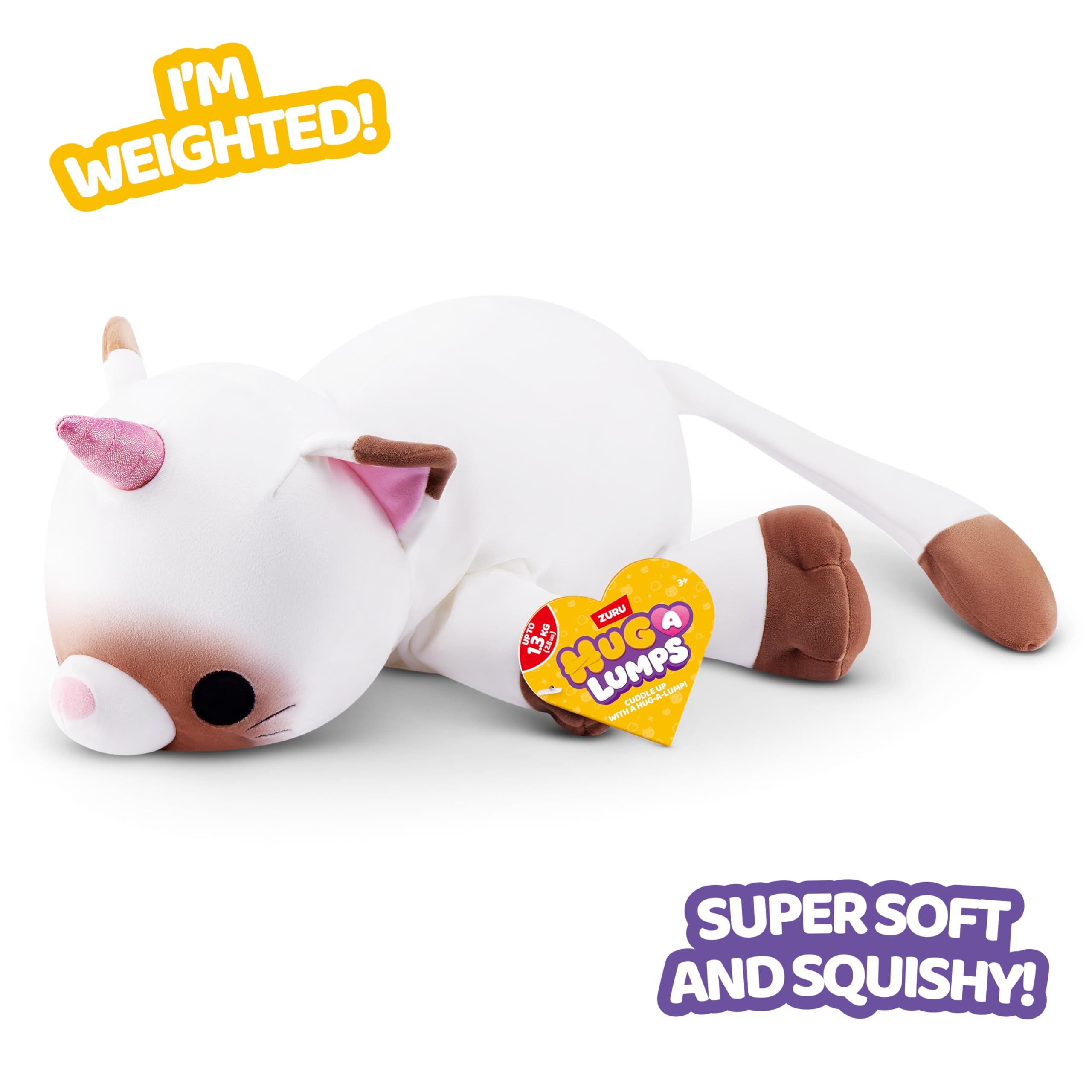 Hug-A-Lumps Kitty Collection Medium Weighted Plush (Coco) - 1.5kg | Polyester | Unisex Children 3