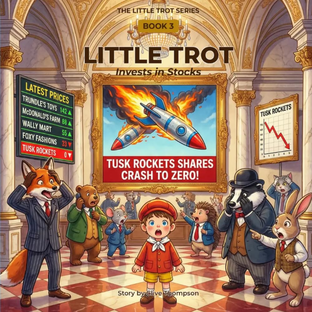 Clive Thompson - Little Trot Invests in Stocks | Children's Book on Money & Saving | Ages 6-12